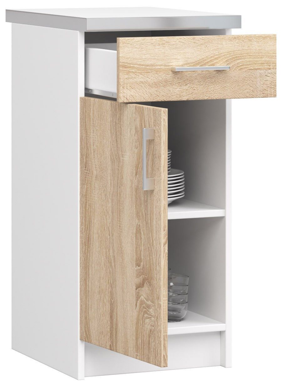 Raumhirsch Furniture Unterschrank Moderner Küchenschrank - Viel Stauraum - Unterschrank Weiß viele Größen und verschiedene Ausführungen - Hochwertig & stabil