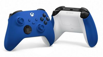 Microsoft box Series Wireless Controller für Windows + Series X/S Shock Blue Xbox One-Controller