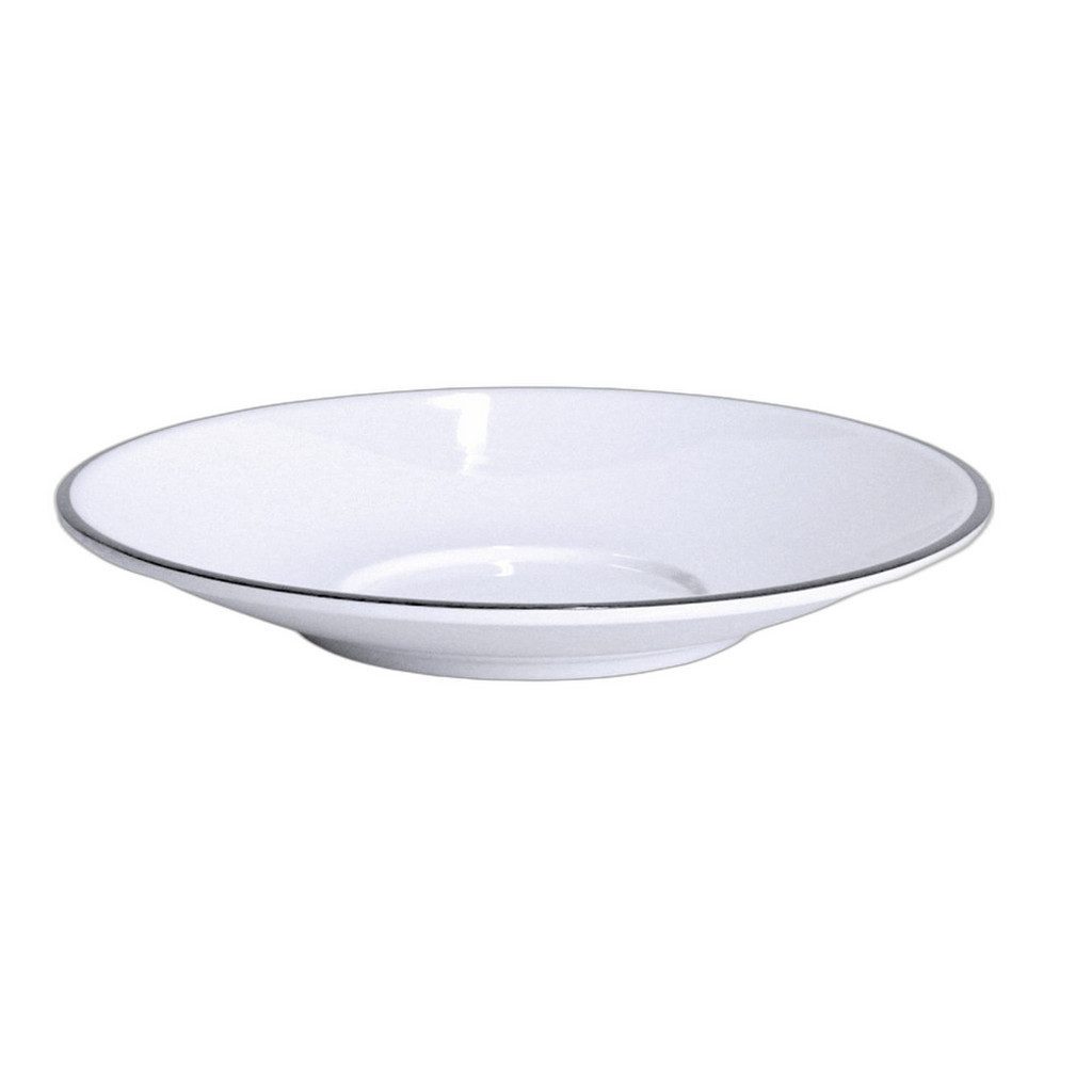 GIMEX Tasse Gimex Untertasse Linea Black, ABS Kunststoff