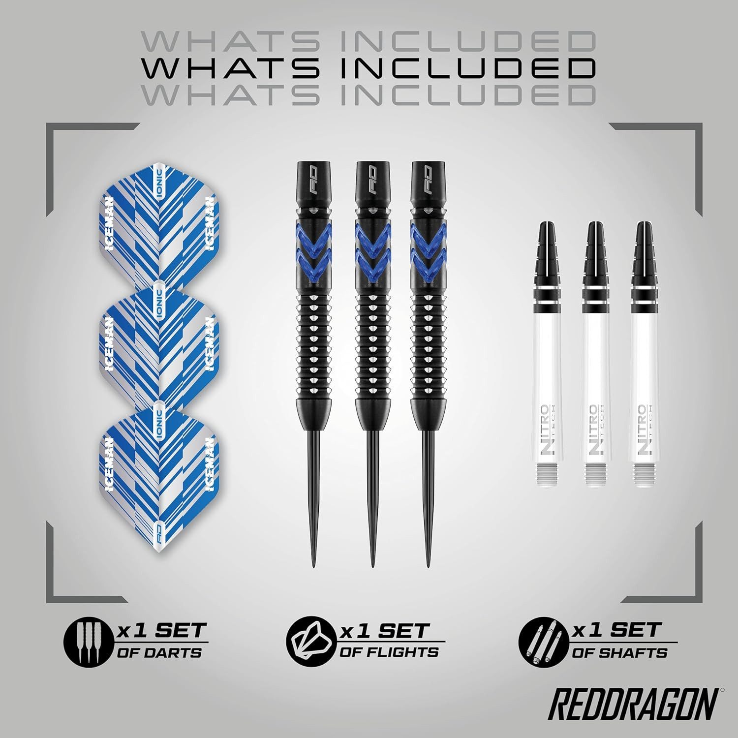 TARGET DARTS Dartpfeil RED DRAGON Gerwyn Price Blue Ice SE 22 gram Tungsten
