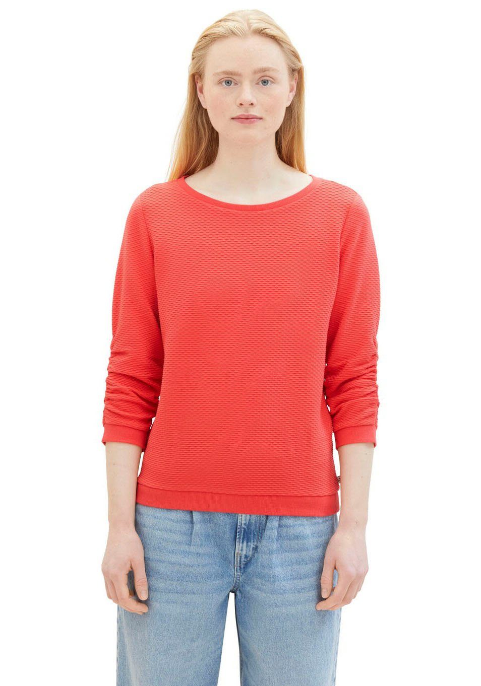 TOM TAILOR Denim Sweatshirt mit besonderer günstig online kaufen