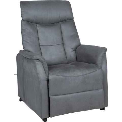 Duo Collection TV-Sessel Sorrent mit regulierbarer Sitzheizung, elektrischer Aufstehhilfe, Relaxfunktion und Taschenfederkern mit Stahlwellenunterfederung
