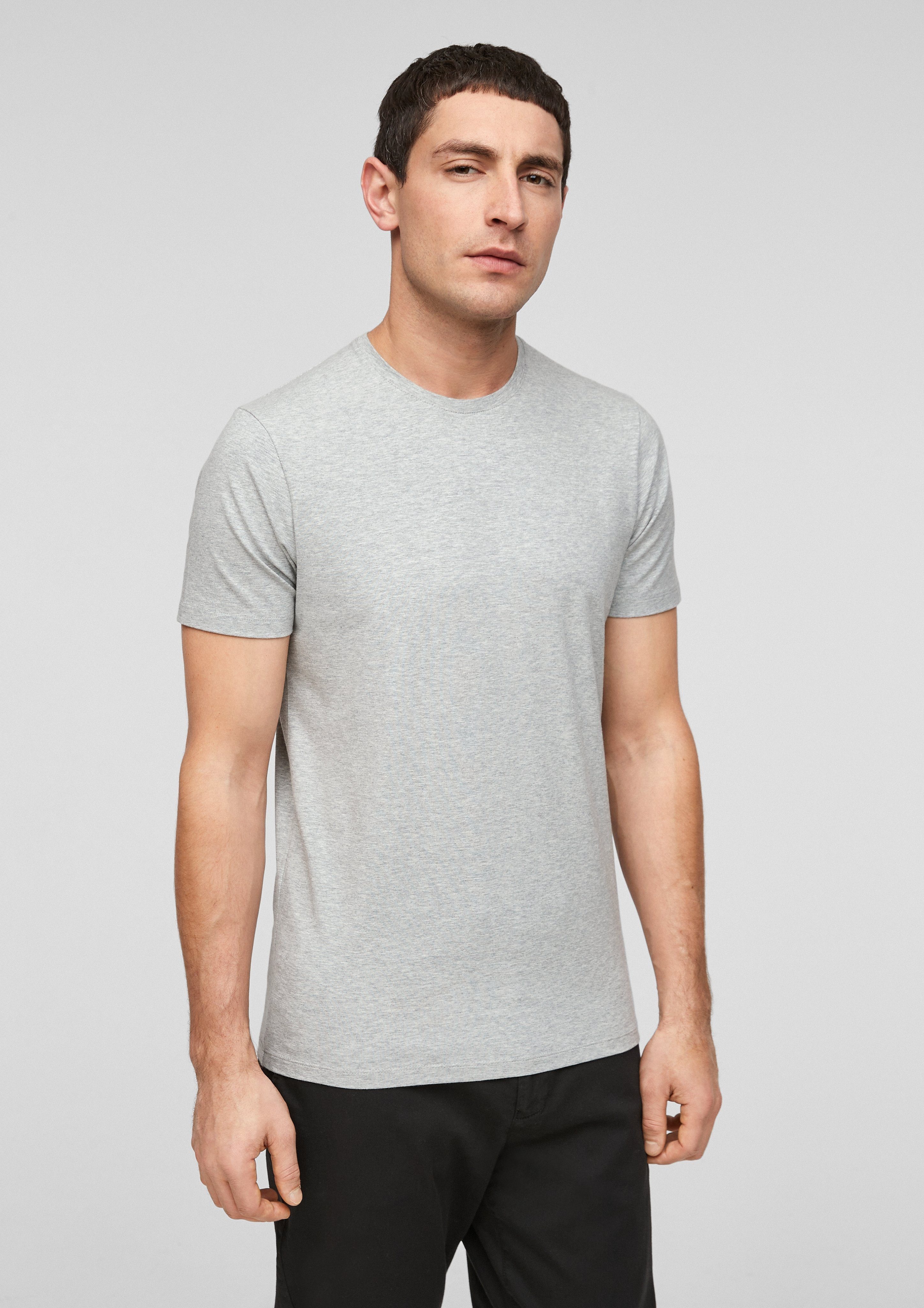 s.Oliver BLACK LABEL Kurzarmshirt »T-Shirt mit Rundhalsausschnitt« (1-tlg)  online kaufen | OTTO