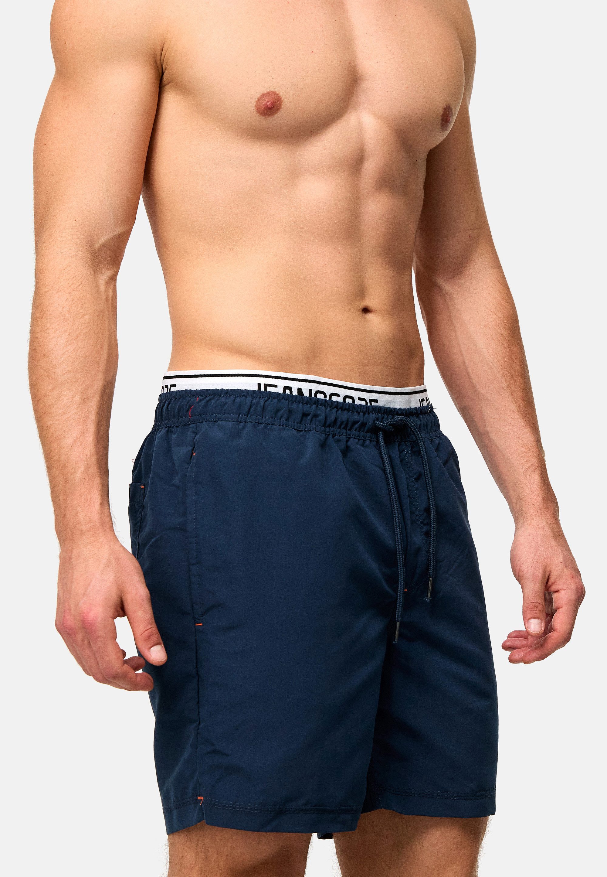 INDICODE Badeshorts Herren Solomon Schwimmshorts mit elastischem Bund und Kordelzug – Bild 3 von 5