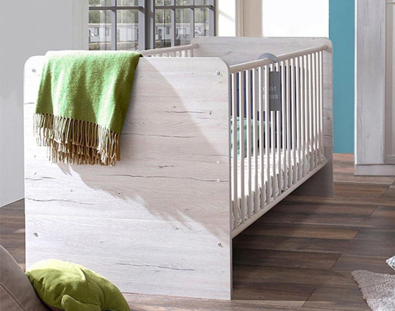 Wimex Babyzimmer-Komplettset »Bornholm«, 3-teilig weißeiche / weiß online  kaufen | OTTO