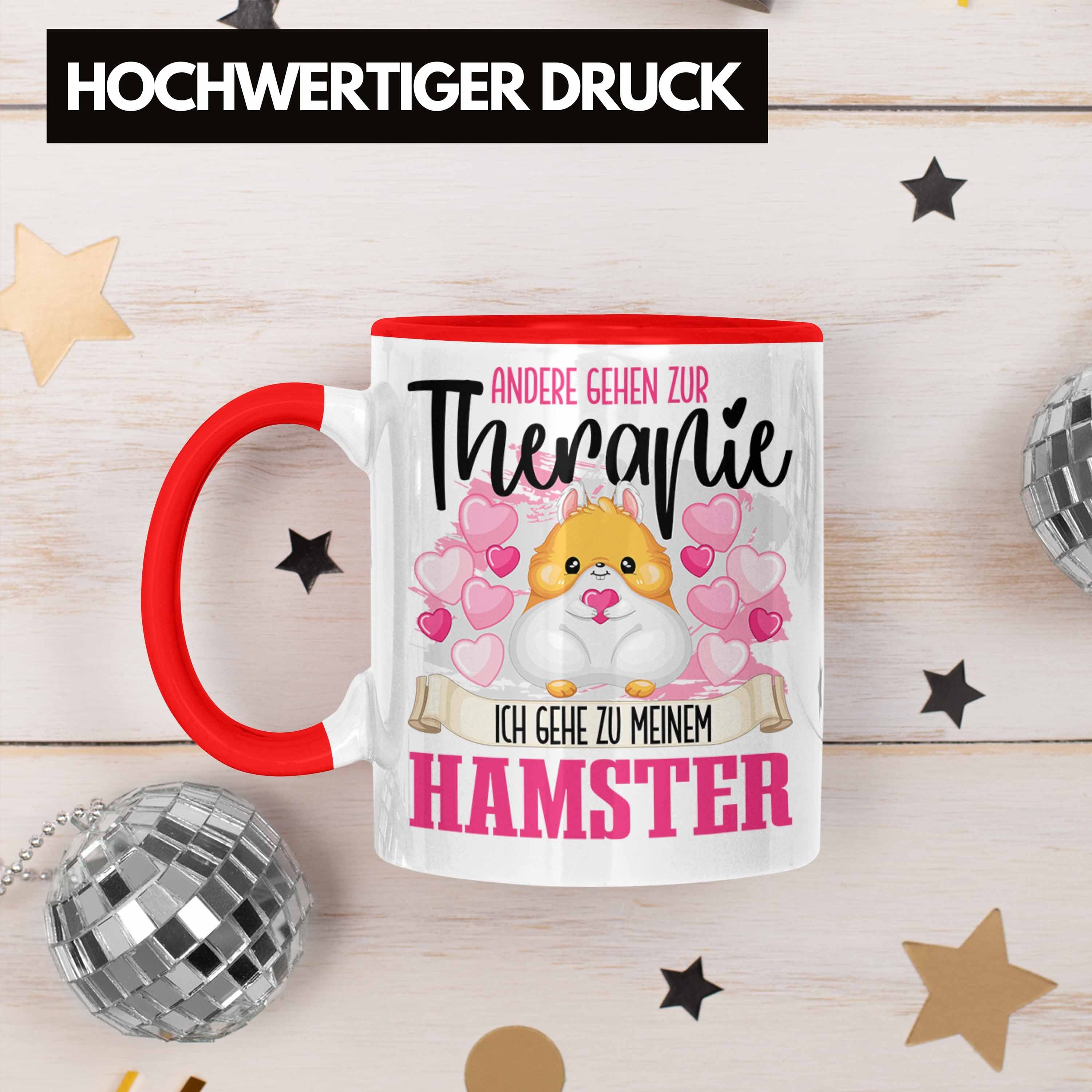 für Geschenk Rot Trendation - Hamster Tasse Tasse Lu Besitzerin Trendation Hamster Therapie