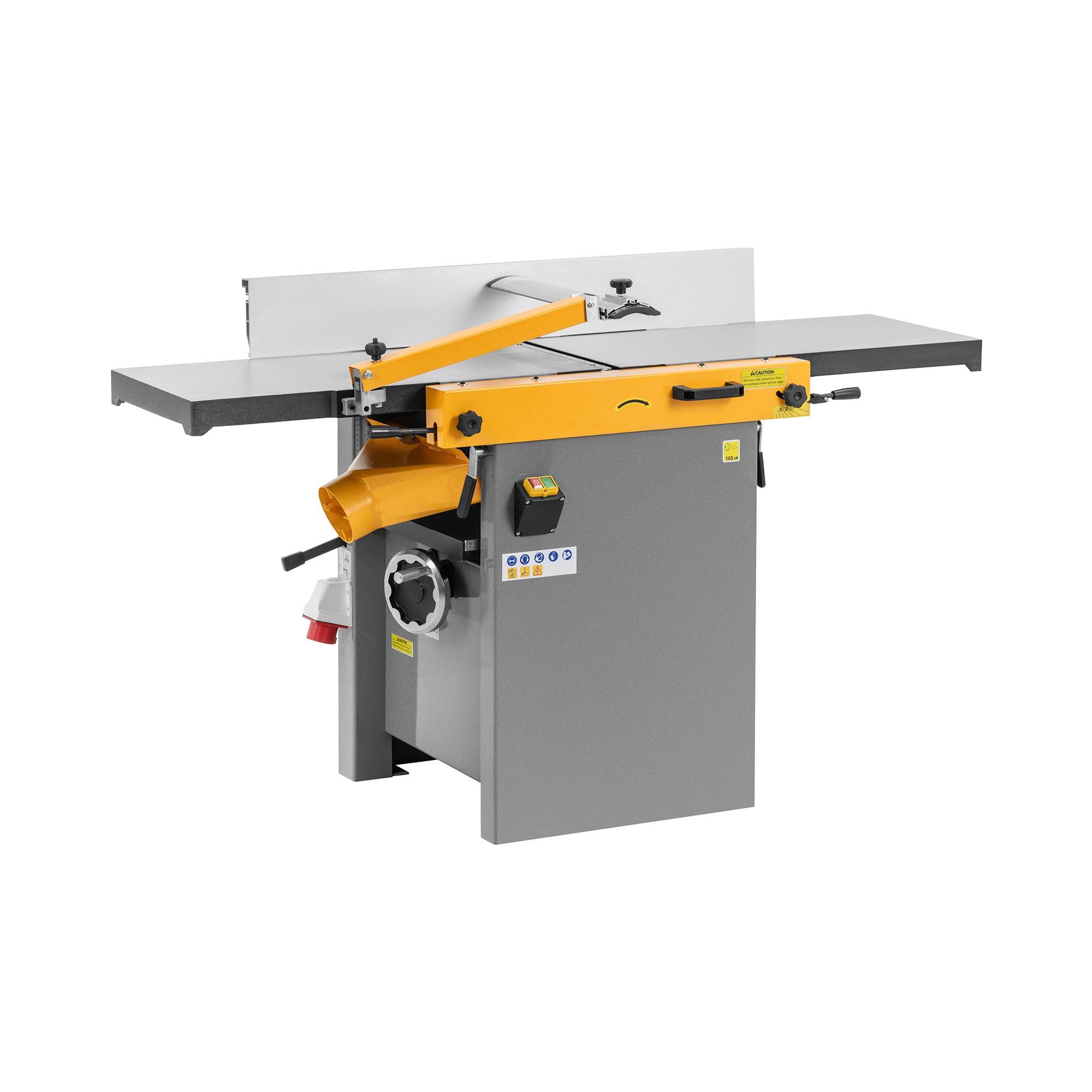 MSW Dickhobelmaschine Abricht- und Dickenhobel 4000 W 400 V 225 mm Höhe 410 mm Hobelbreite, 4000 in W