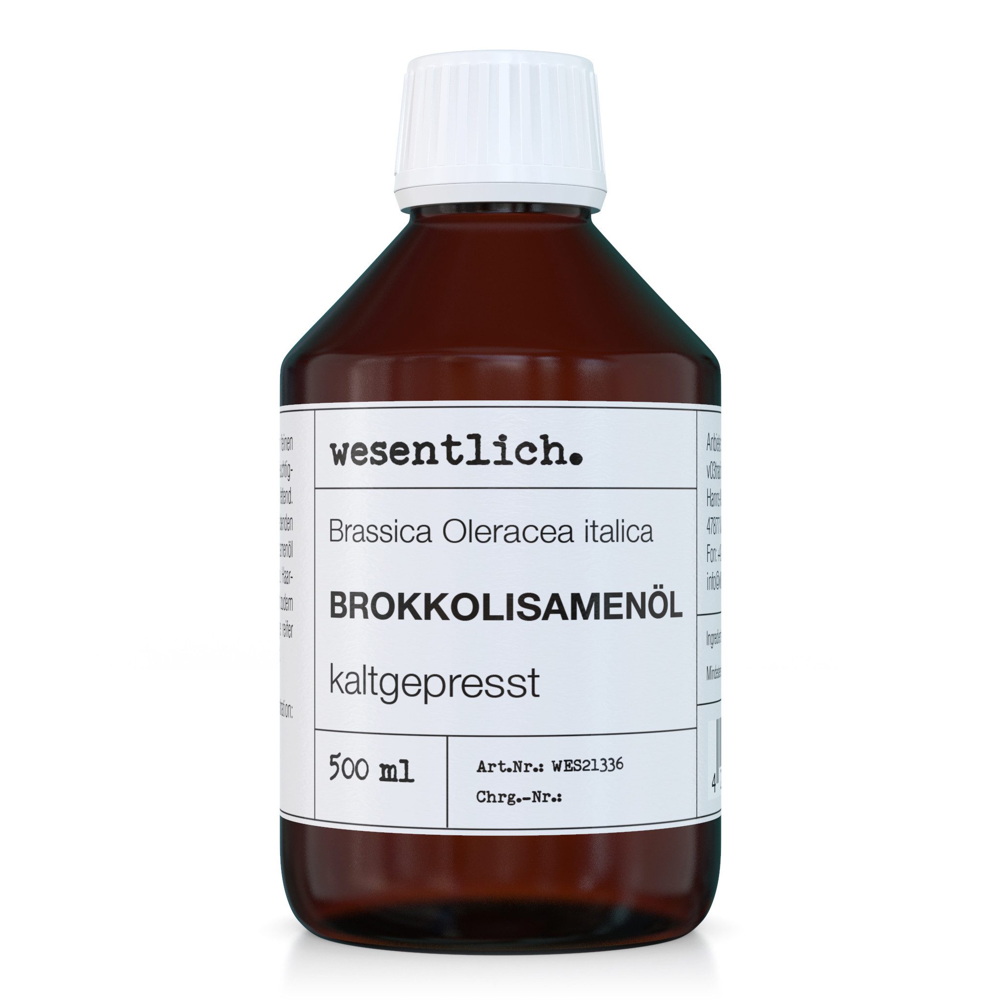 wesentlich. Körperöl Brokkolisamenöl 500ml