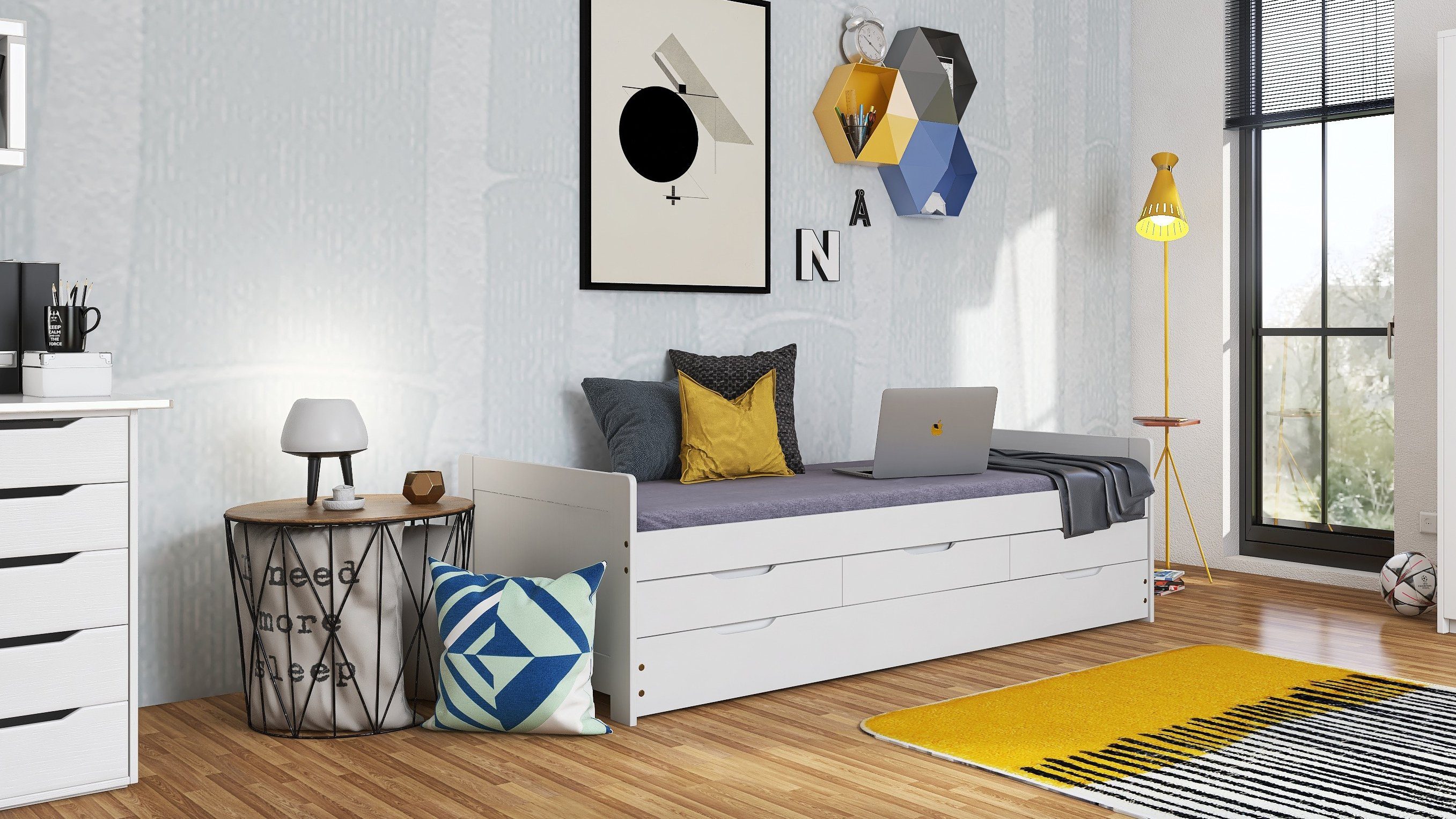 Inter Link Funktionsbett Desert Rain, Kinderbett 2 x 90x200, mit Lattenrost günstig online kaufen