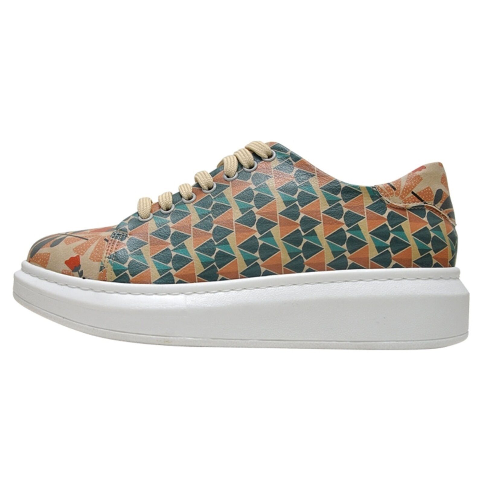 Myra Low-Top Sneaker Texture Damen Sneaker Plateausneaker