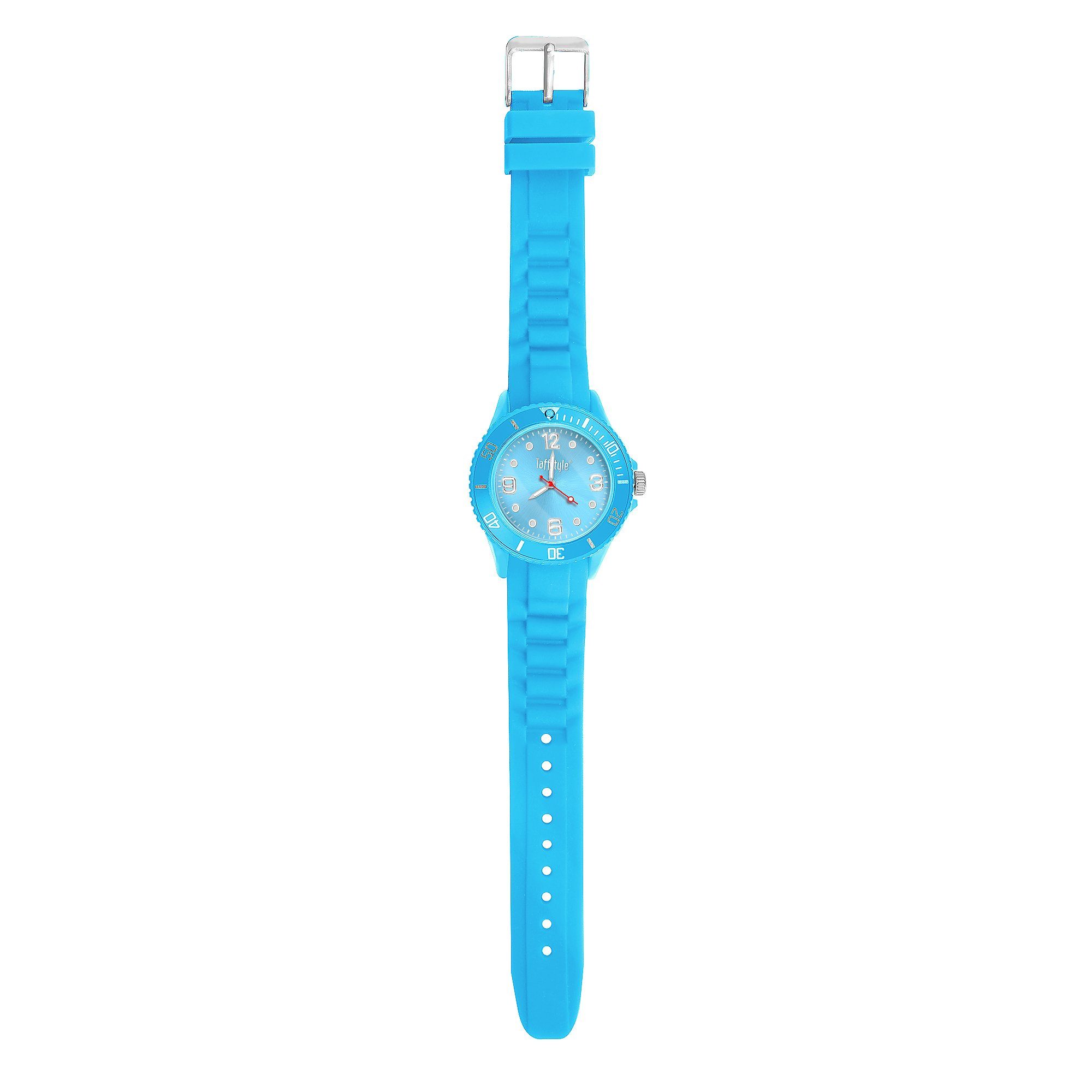 Taffstyle Quarzuhr Armbanduhr Silikon Analog Quarz Farbige Sport Uhr, Sportuhr Damenuhr Silikonuhr Kinderuhr Herrenuhr Bunt Gummi Armband