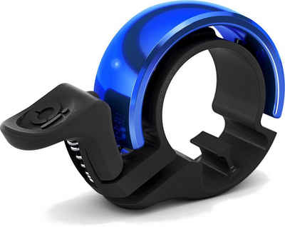 Knog Fahrradklingel OI Classic Large, 23.8 - 31.8 mm, black/blue
