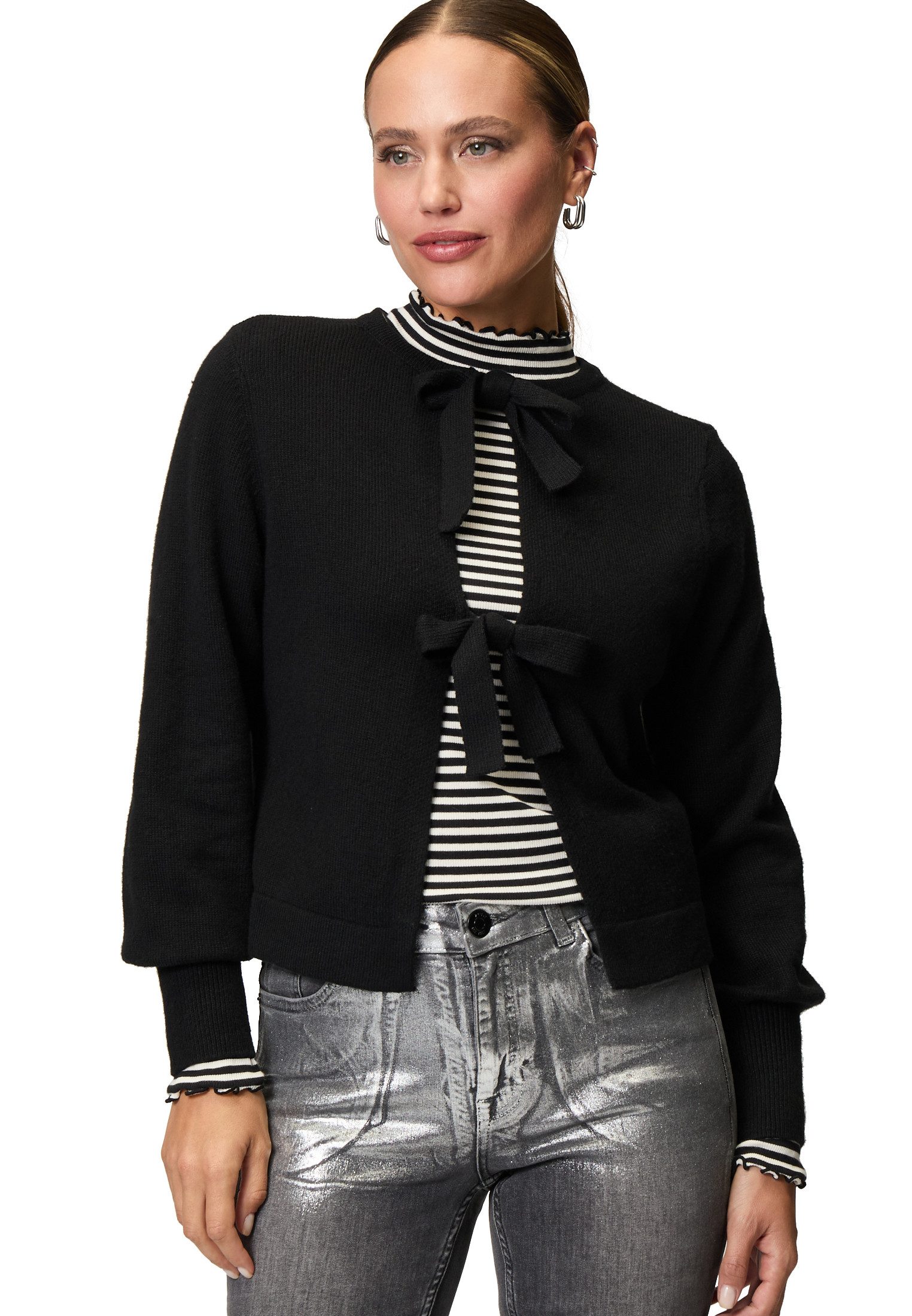 Strickpullover zero Pullover mit Schleifen