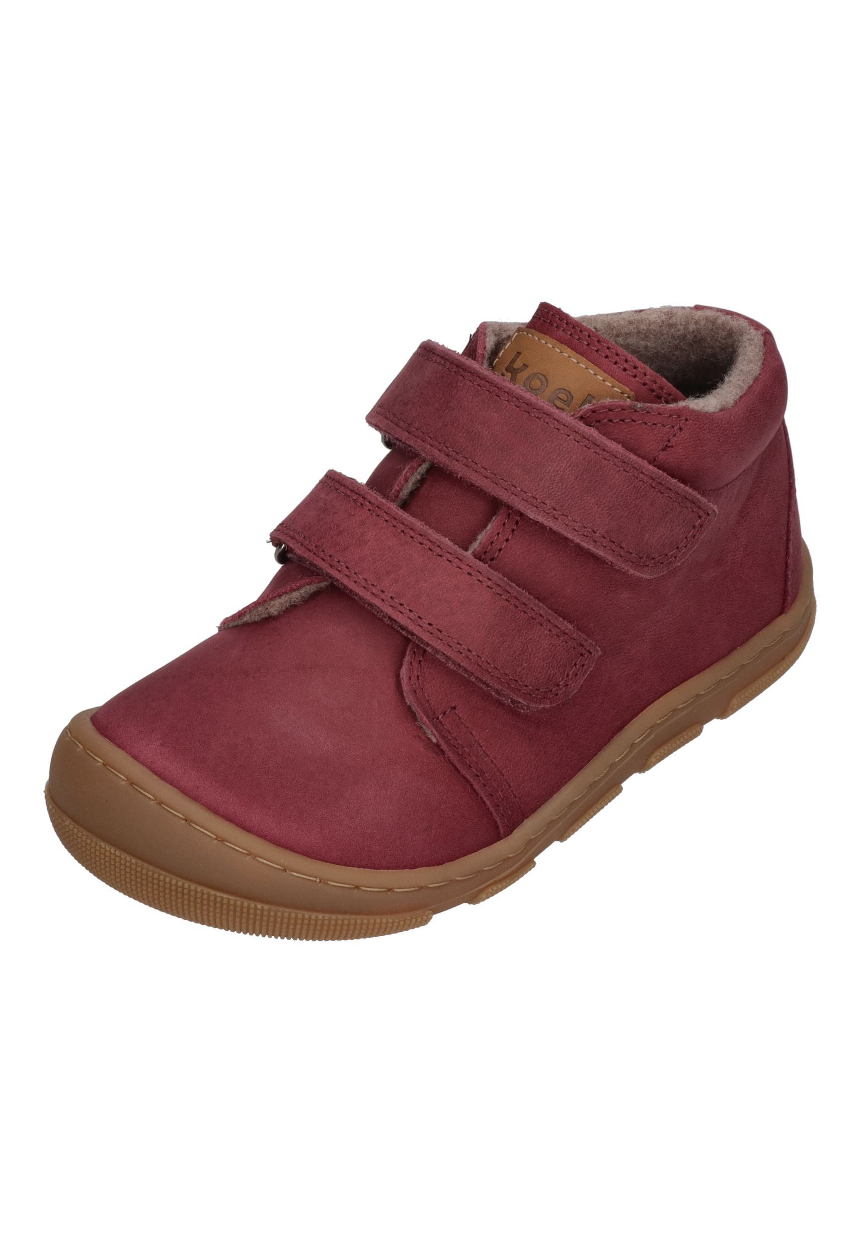 KOEL KARI WOOL extra Weit Barfußschuh Bordo