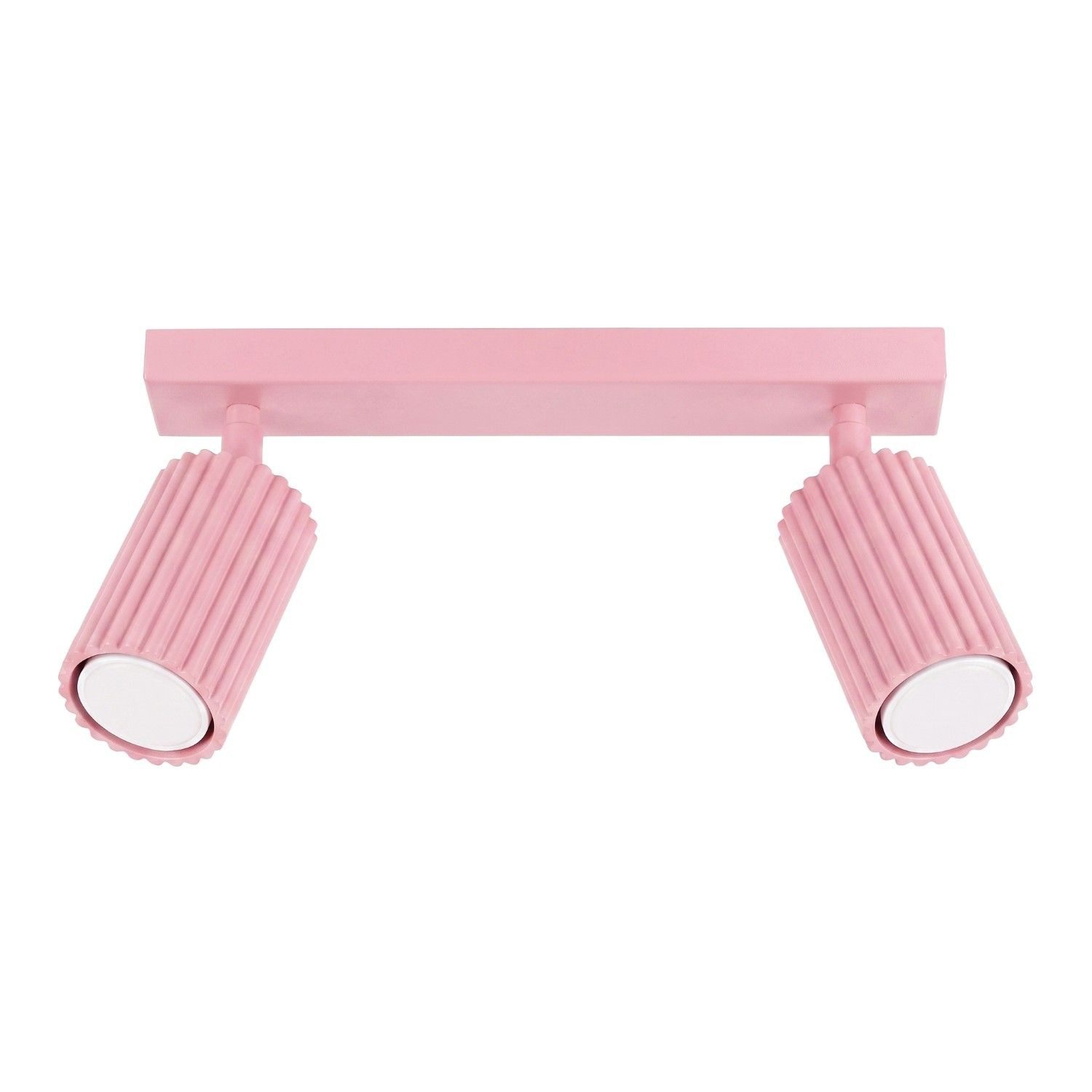 Licht-Erlebnisse Deckenstrahler BERTA, ohne Leuchtmittel, Aluminium verstellbar Rosa GU10 länglich Modern