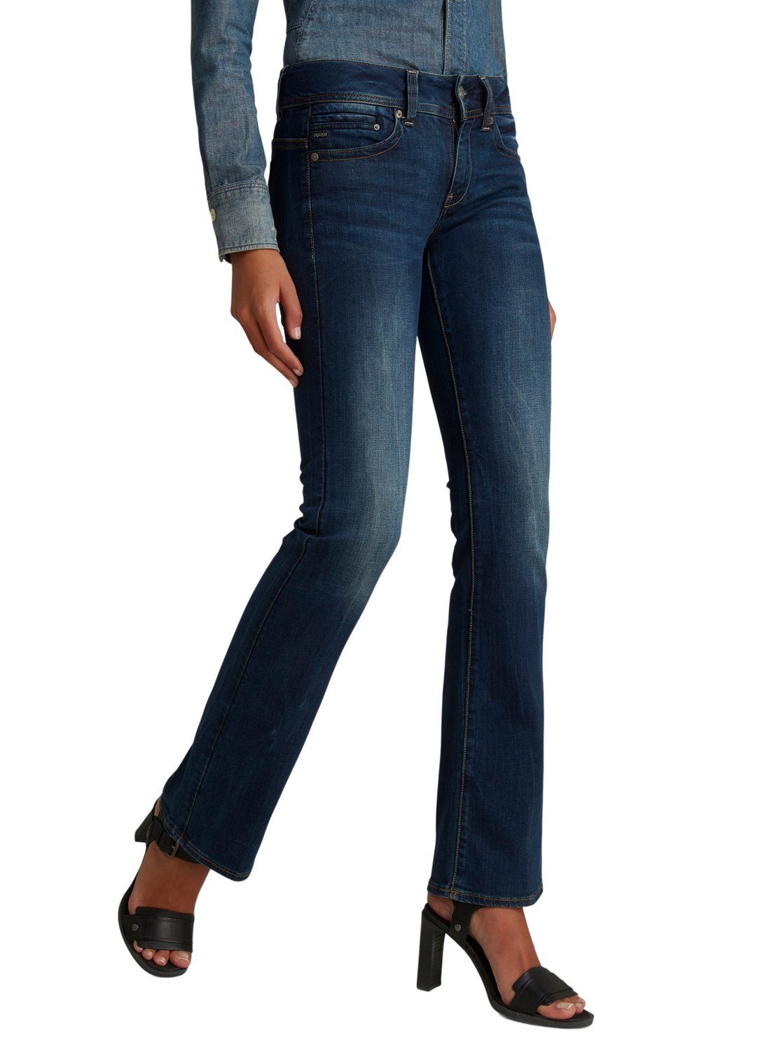 Midge mit Stretch Bootcut-Jeans G-Star RAW