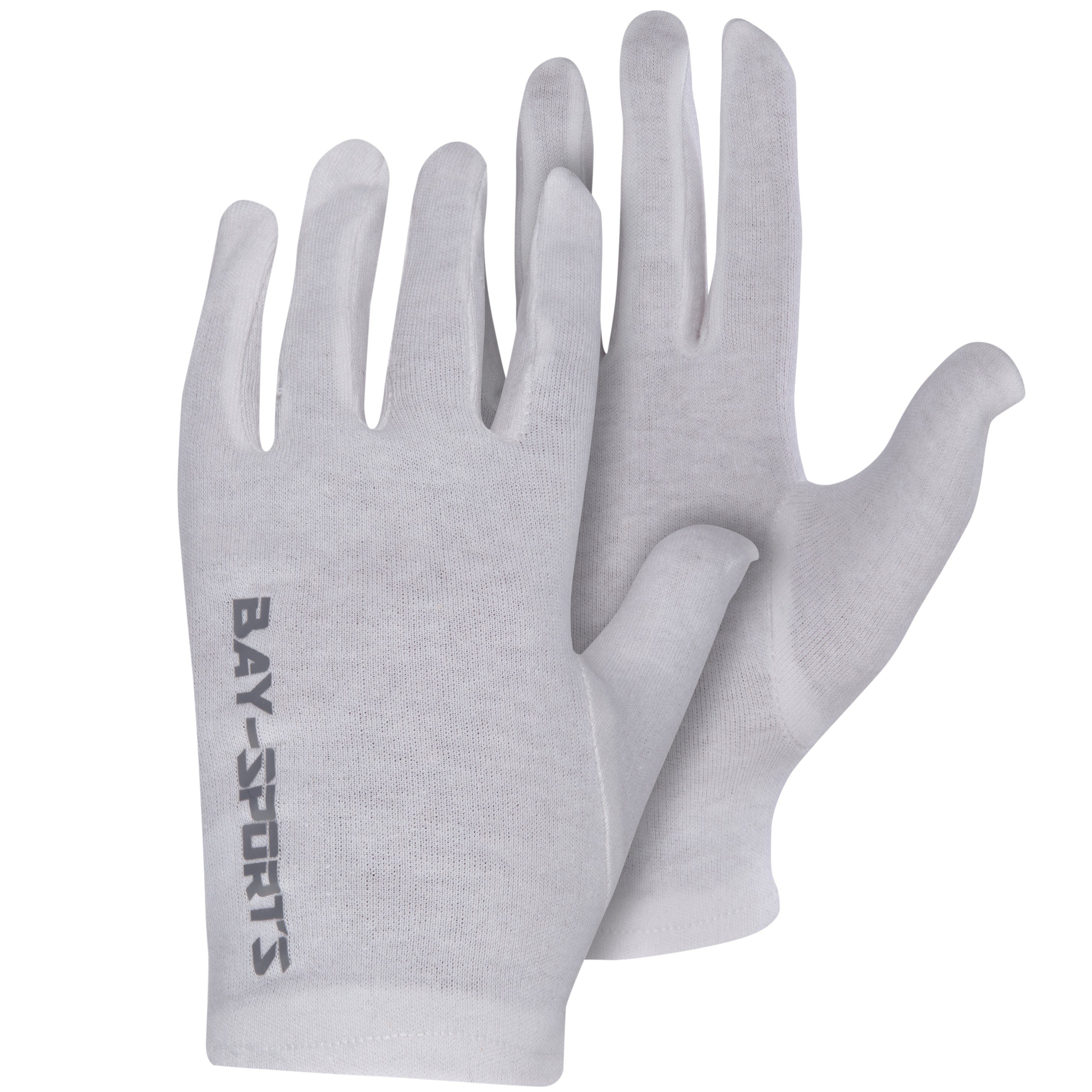 Handschuhe für Hygiene BAY-Sports Boxhandschuhe Box-Handschuhe weiß und Handpratzen