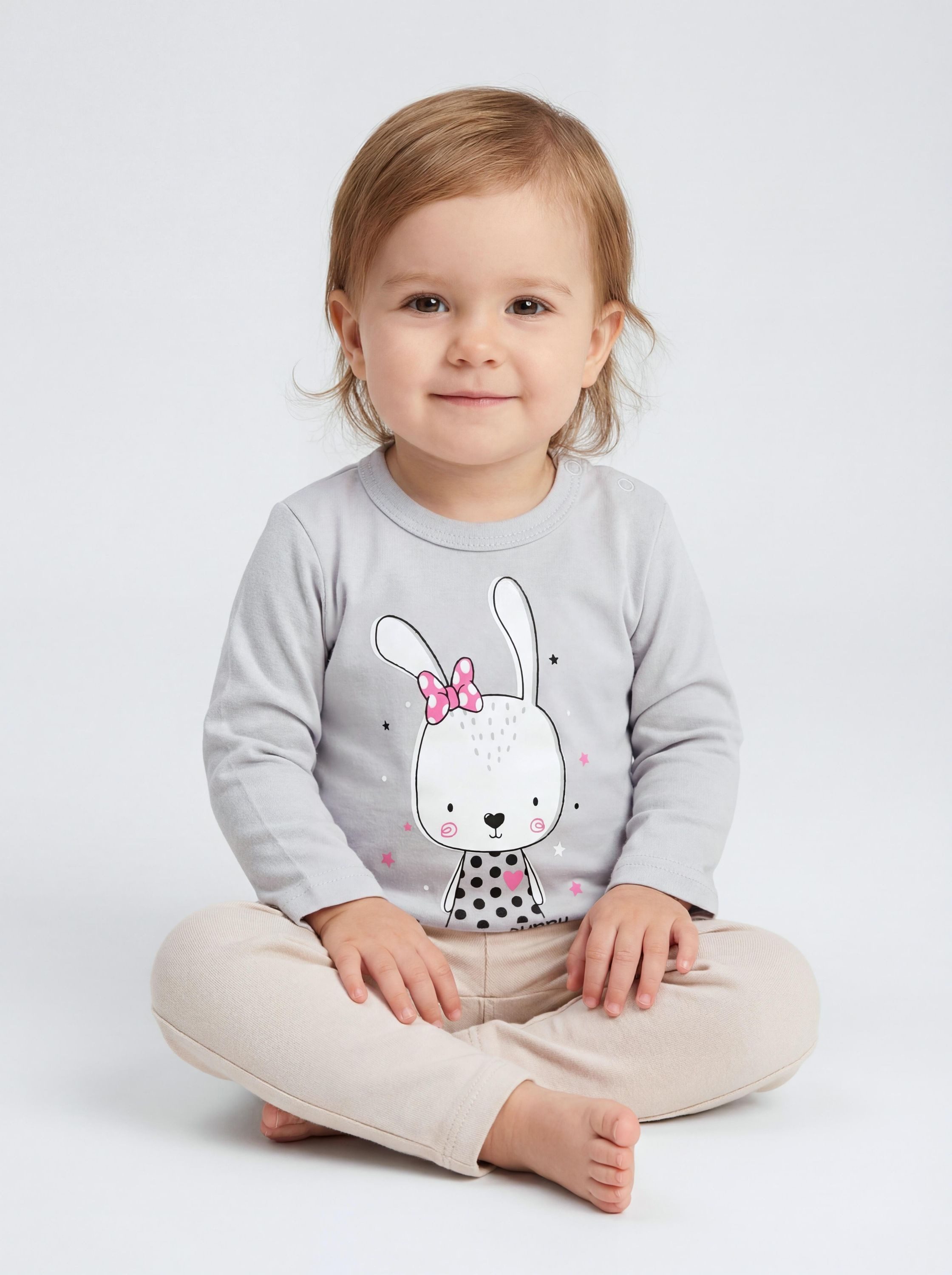 TupTam Rundhalsshirt TupTam Unisex Baby Langarmshirt mit Spruch Aufdruck 3er Set
