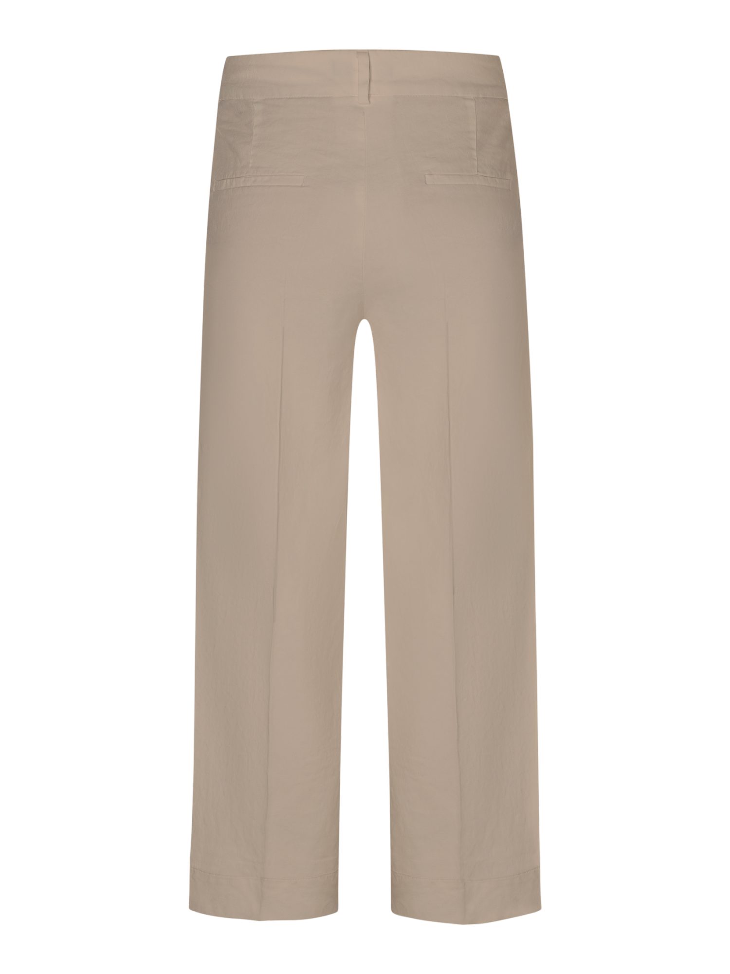 Cambio Stoffhose natur, Casual, Leinen, Unifarben, Wide Leg, Mittel