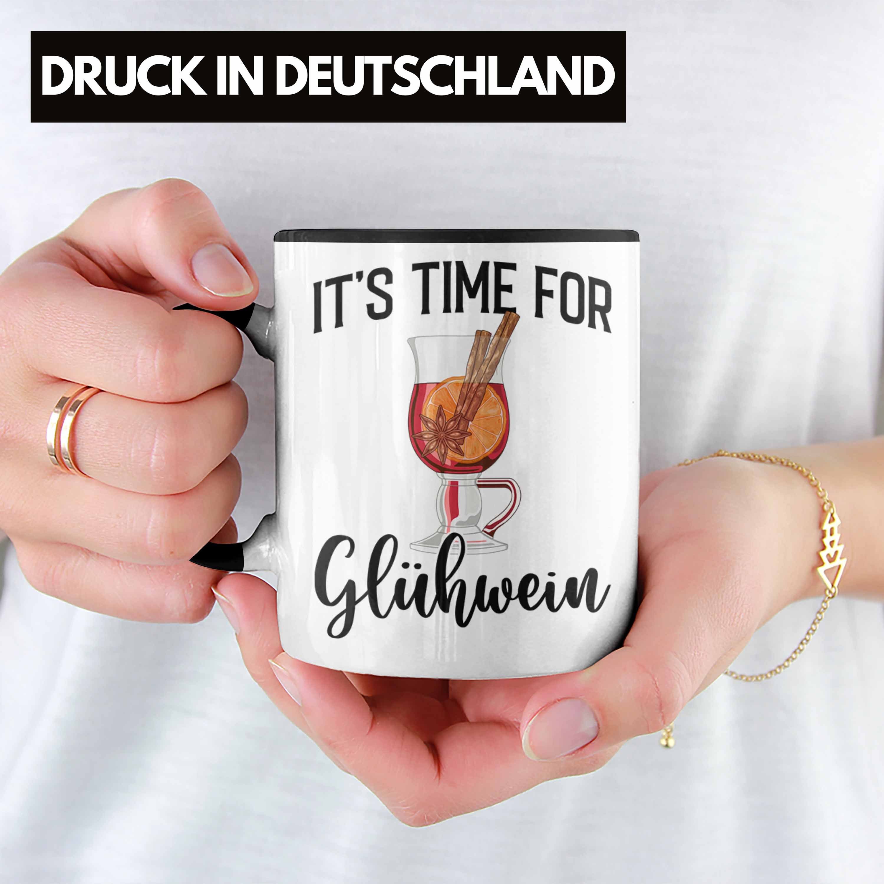 Spruch Glühweinbecher Trendation Weihnachtsmarkt Gläser Schwarz For It Tasse Glühwien Glühwein Tassen Geschenk Doppelwandig - - Lustig Henkel Time Tasse Glühweintassen Trendation mit Becher