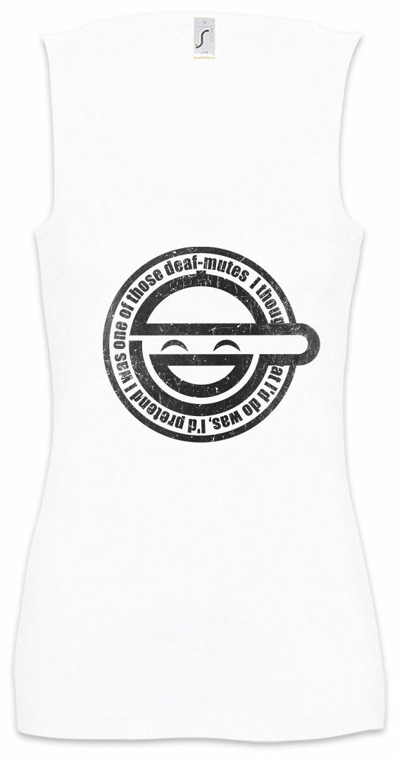 Tanktop Laughing Man Ärmelloses Damen T-Shirt Ghost In Manga The Akira