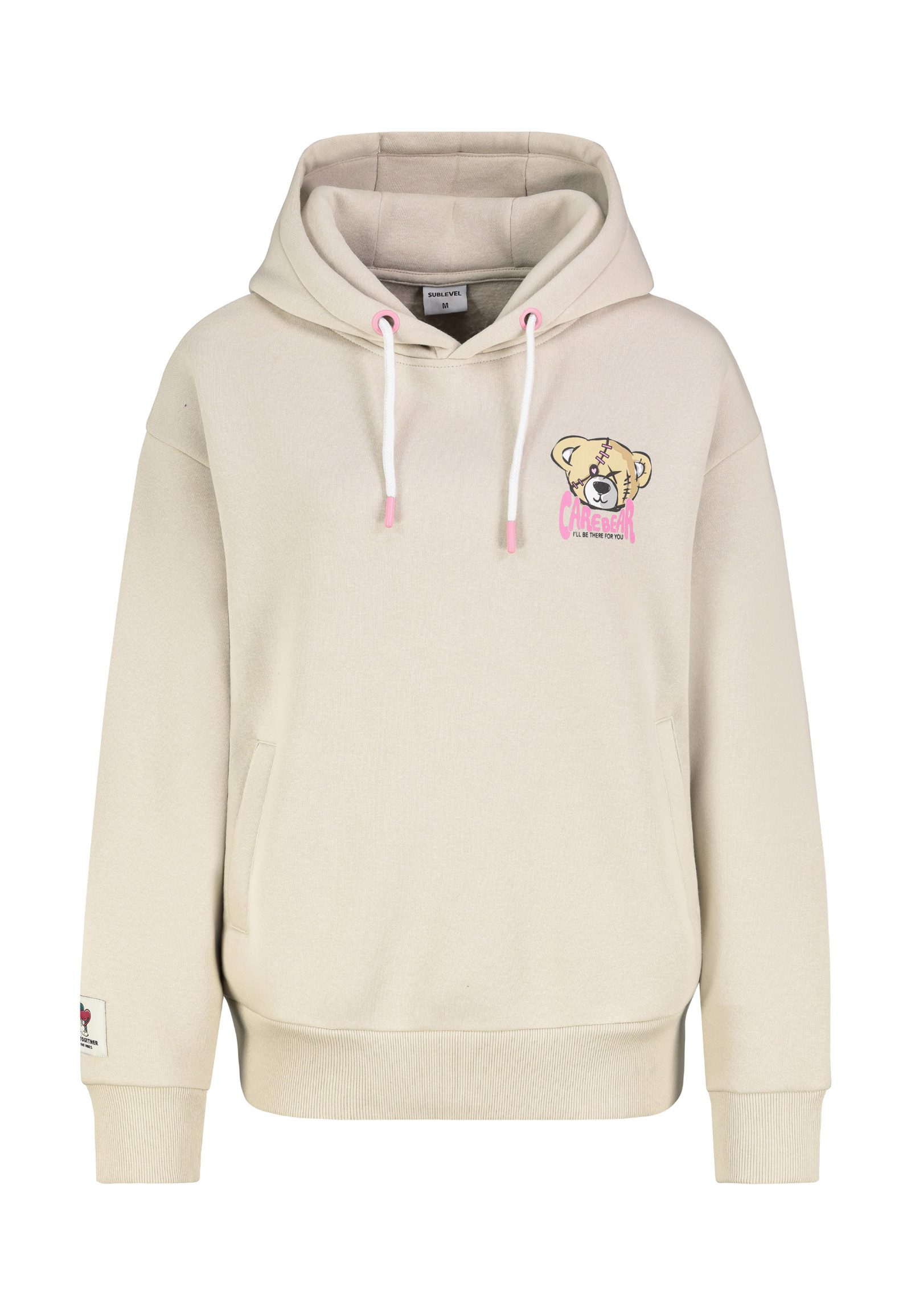SUBLEVEL Kapuzenpullover Damen Hoodie mit Süßen günstig online kaufen