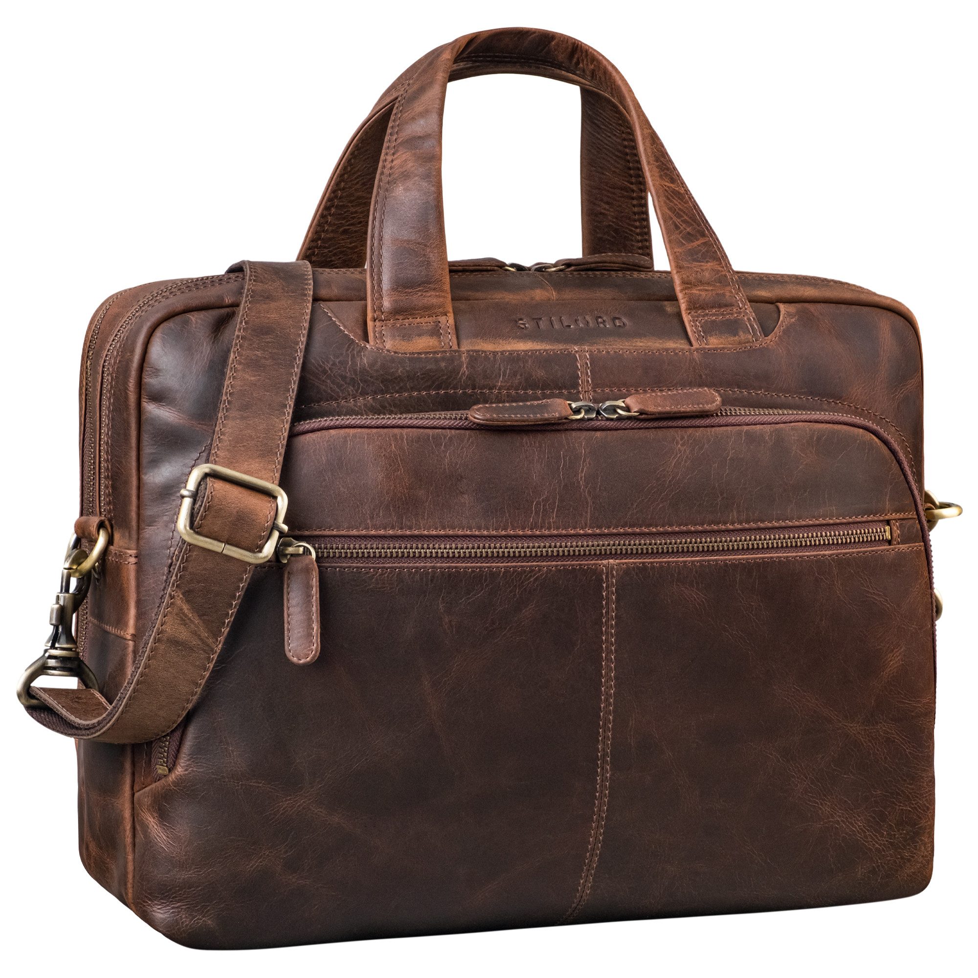 Laptoptasche "Lias" Umhängetasche Leder groß