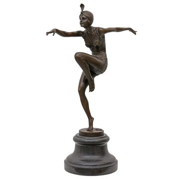 Aubaho Skulptur Bronzeskulptur Bronze Con Brio nach Preiss Bronzefigur Skulptur Antik-