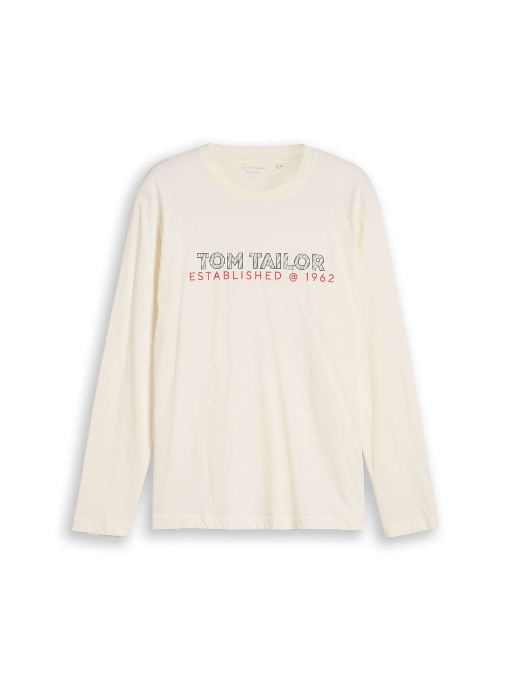 TOM TAILOR Langarmshirt T-Shirt (im Einserpack) Langarmshirt mit Logo-Print – Bild 2 von 5