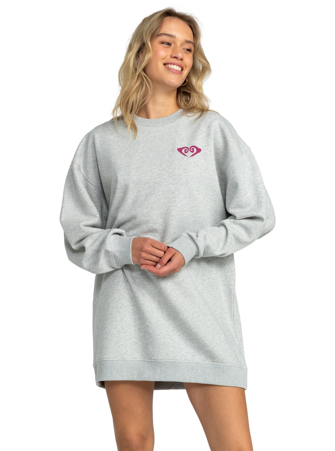 Roxy Sweatkleid Saturday Night, Pullover Kleid, Hoodiekleid