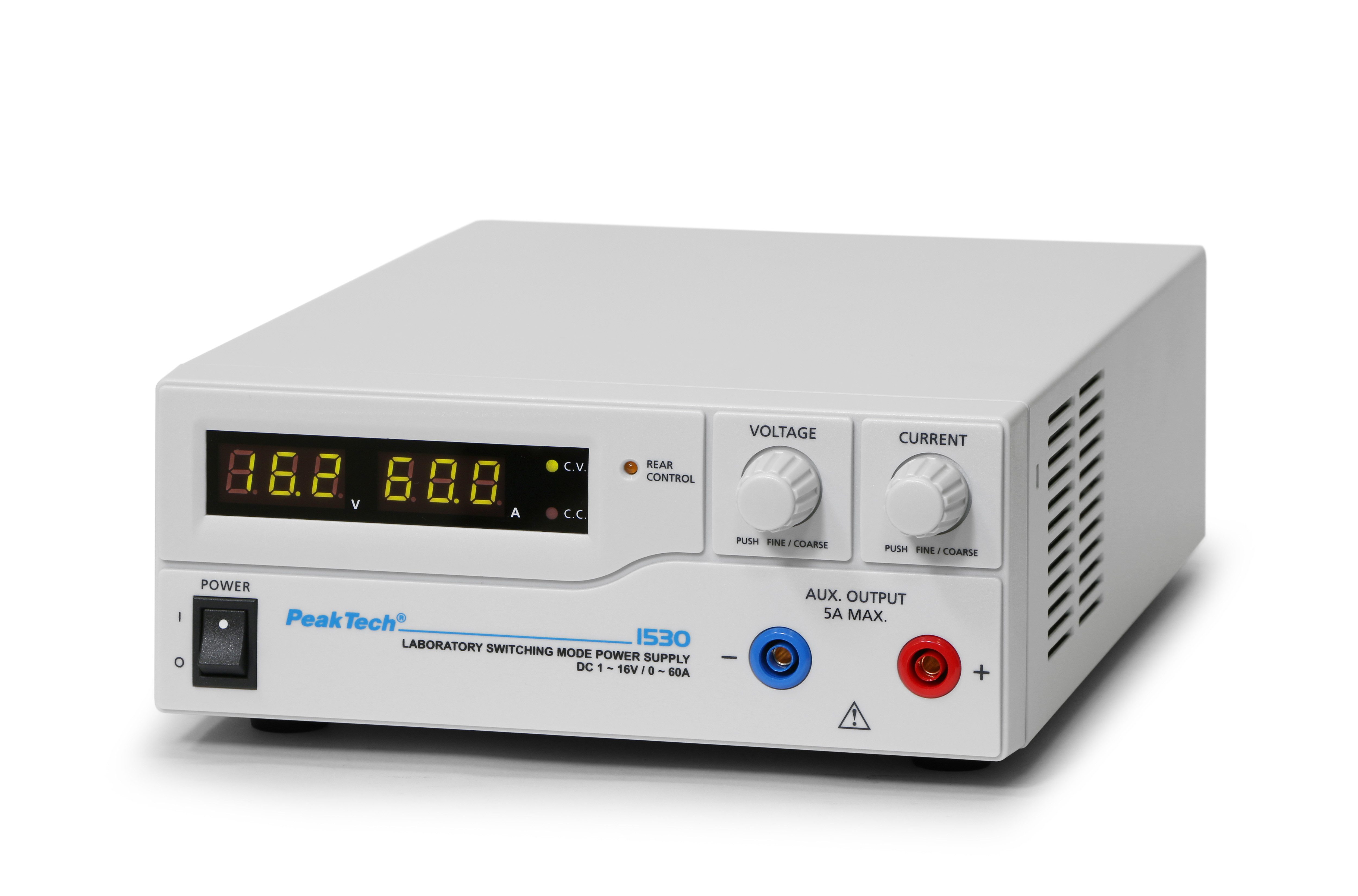 PeakTech Labornetzteil 1-16V / 0-60A DC – Labornetzgerät Labor-Netzteil