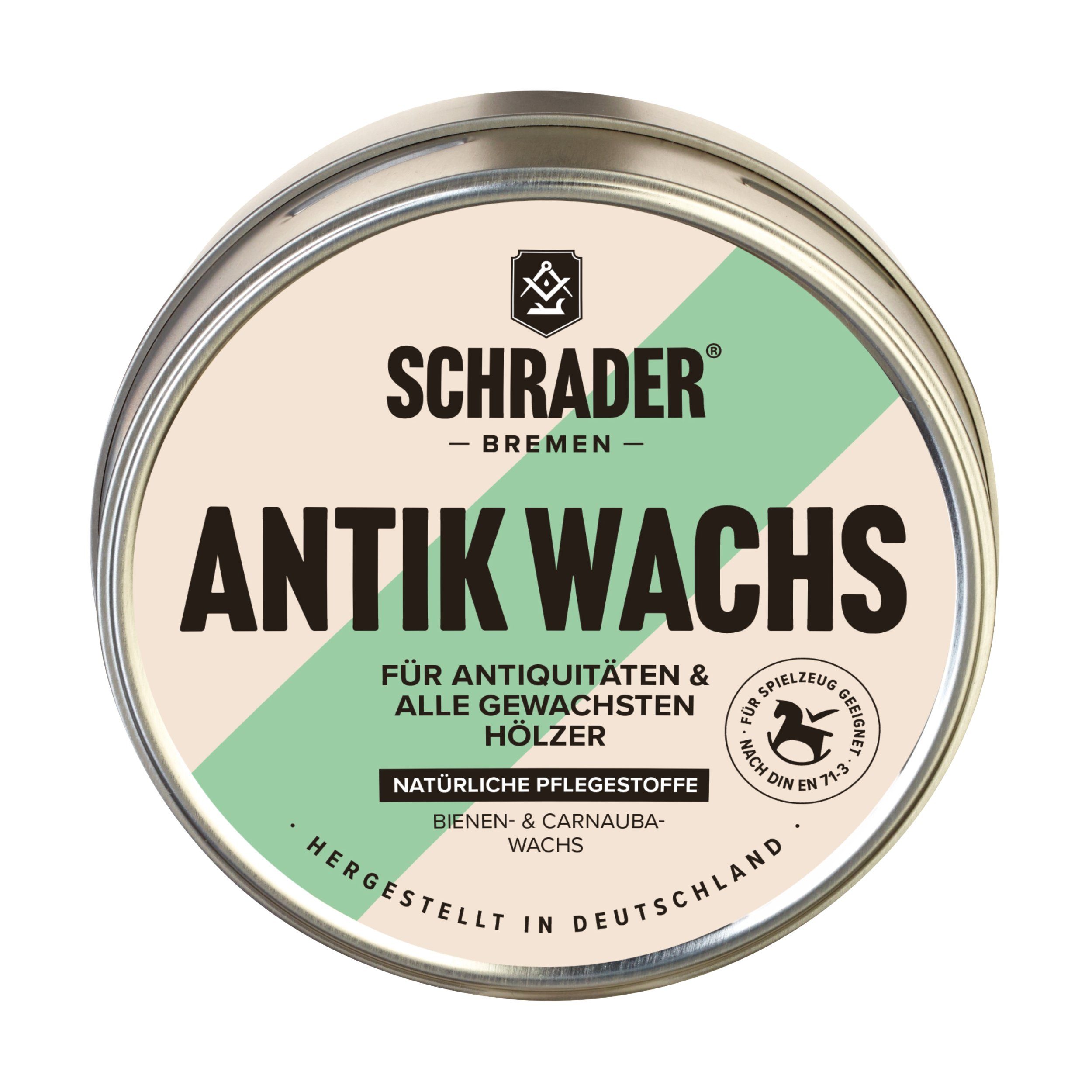 Schrader Antik Wachs - 200 ml Holzreiniger (Pflegemittel für Holzoberflächen - Made in Germany)