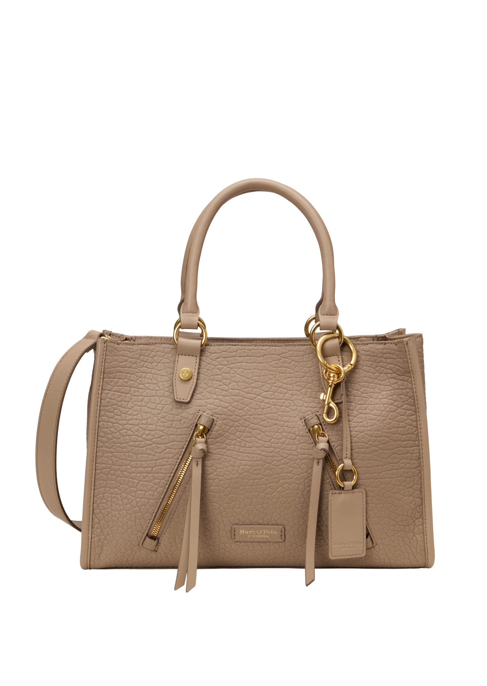 Marc O'Polo Shopper aus strukturiertem Schafleder