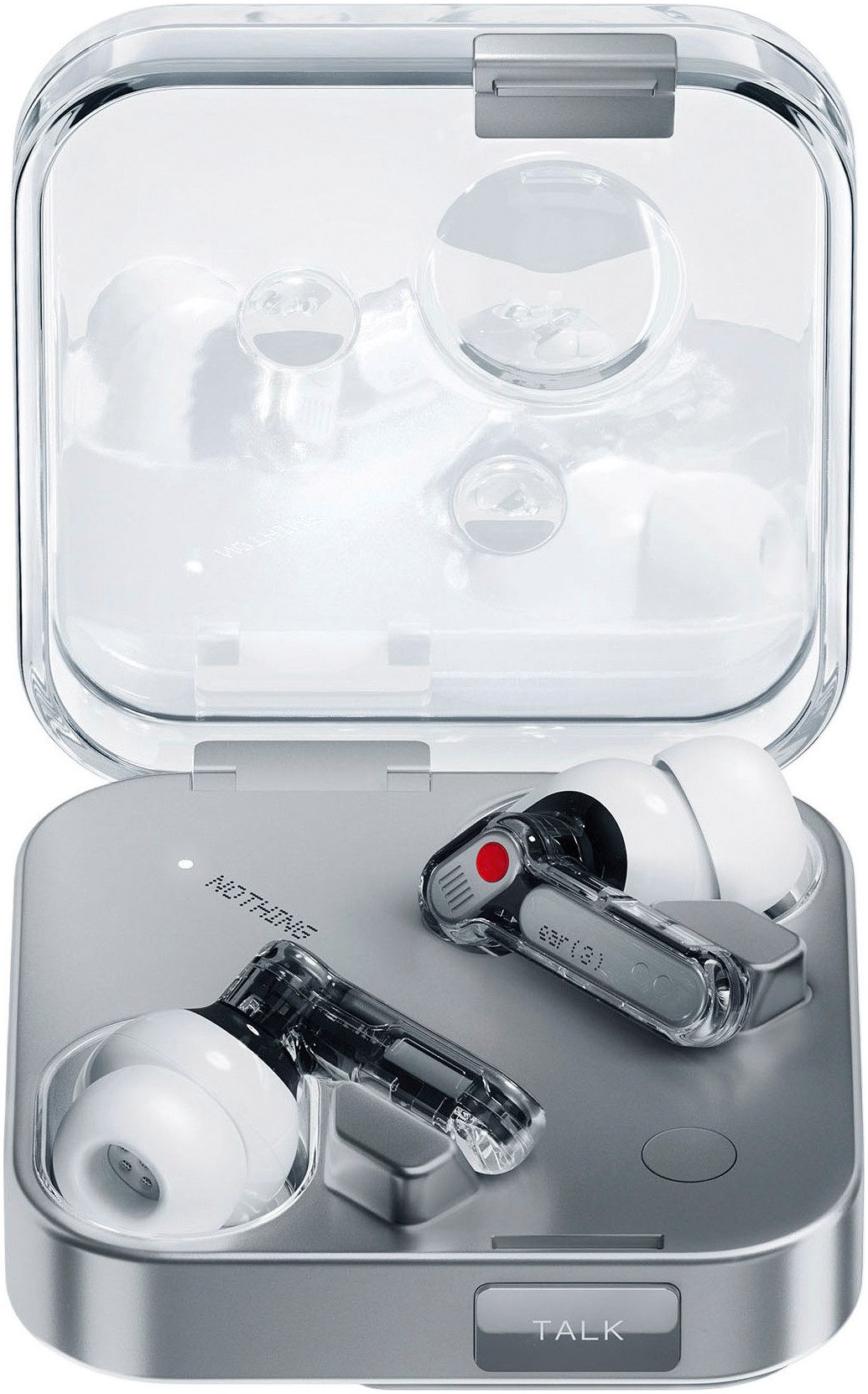 NOTHING Ear (3) wireless In-Ear-Kopfhörer (Active Noise Cancelling (ANC), Echo Noise Cancellation, integrierte Steuerung für Anrufe und Musik, Bluetooth)