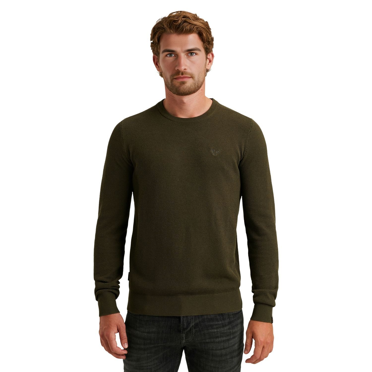 PME LEGEND Strickpullover R-NECK COTTON MODAL günstig online kaufen
