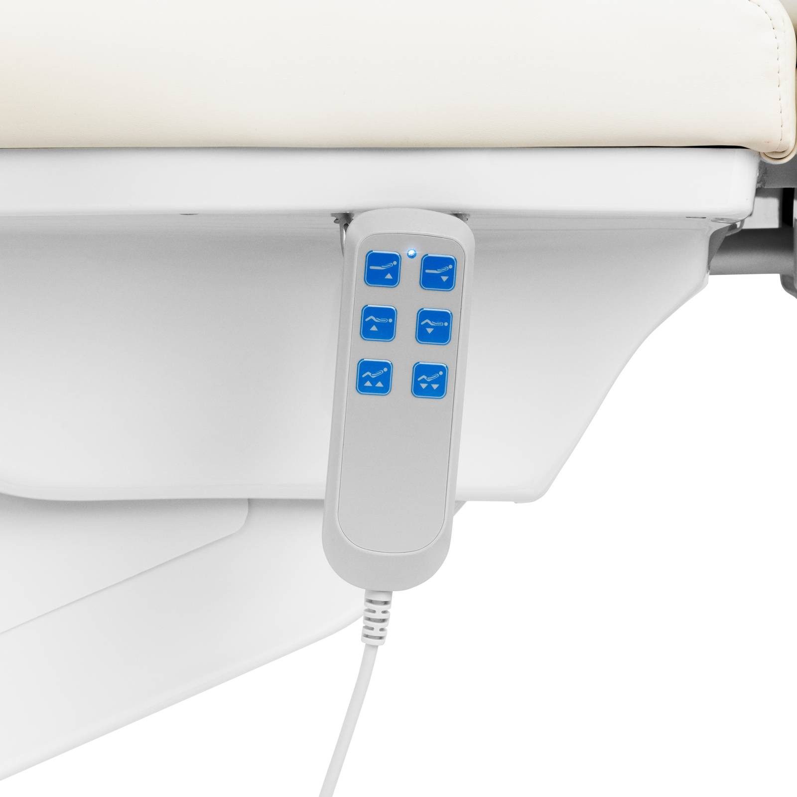 Physa Massageliege Kosmetikliege 150 kg Behandlungsliege Kosmetikstuhl Elektrisch Weiß, Weiß