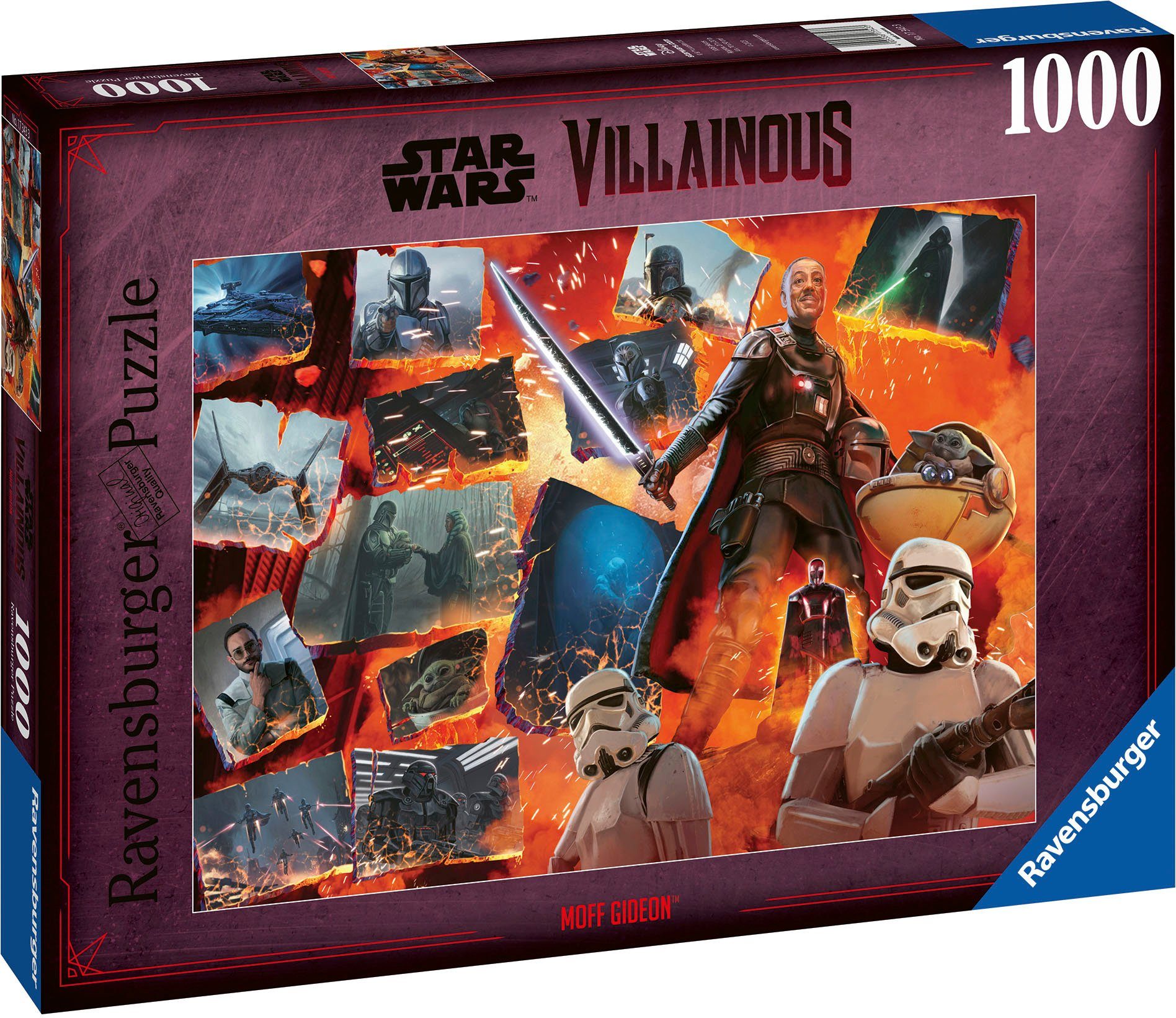 Ravensburger Puzzle Star Moff Wars Villainous, Gideon, Made Puzzleteile, in Germany 1000