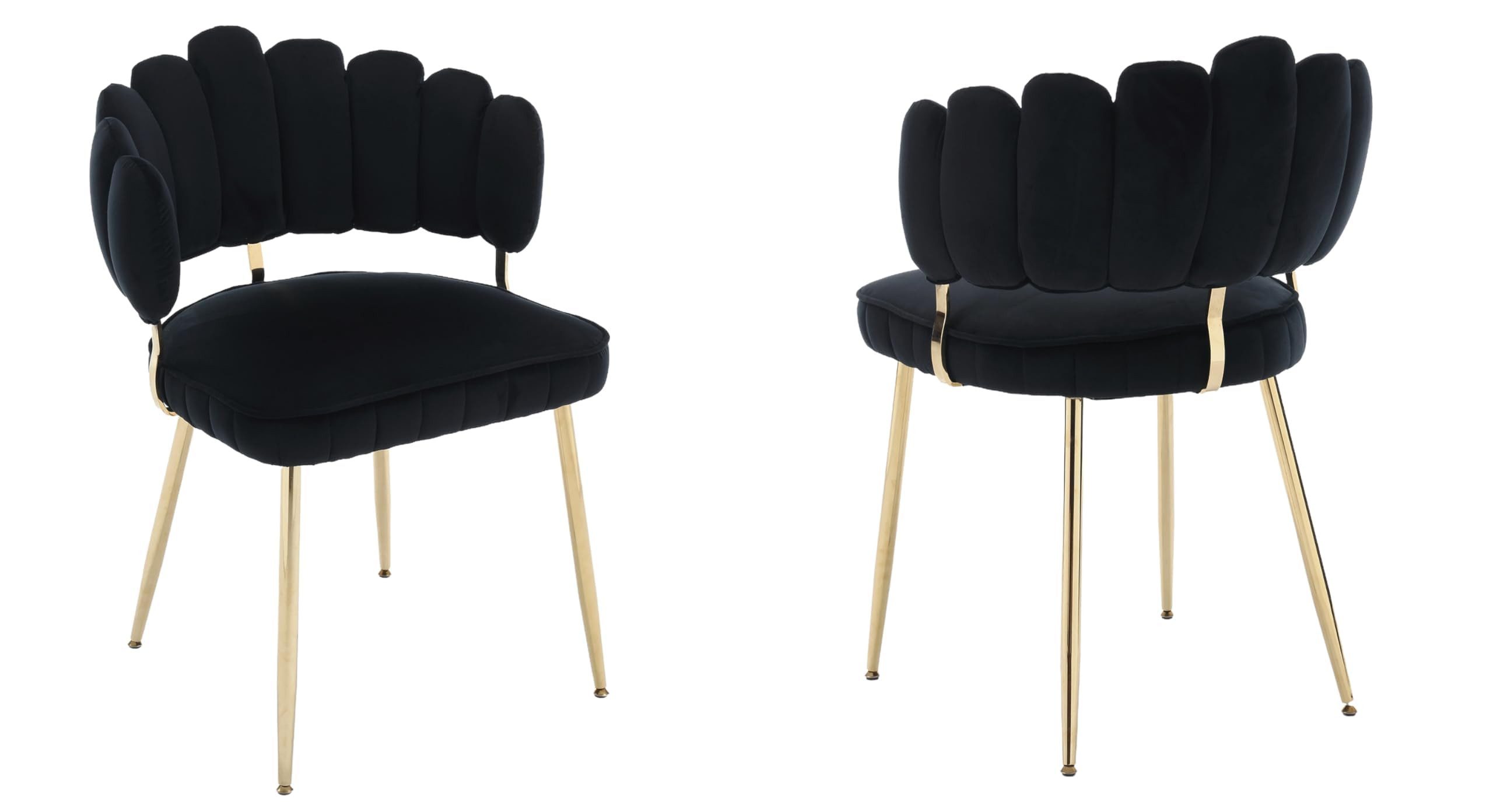 LVHOM Esszimmerstuhl Set mit goldenen Metallbeinen, günstig online kaufen