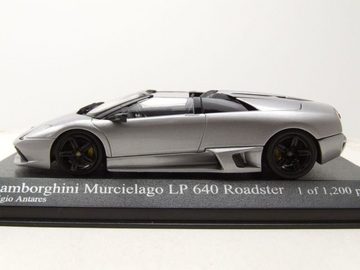 Minichamps Modellauto Lamborghini Murcielago LP640 Roadster 2007 grau metallic Modellauto, Maßstab 1:43