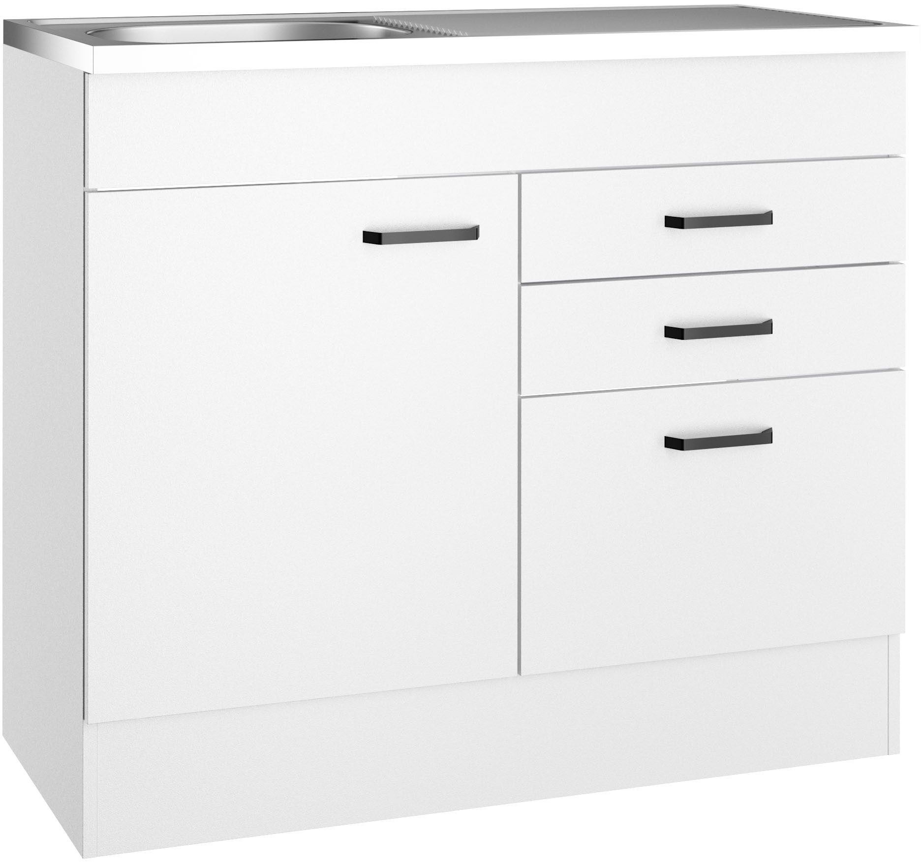 OPTIFIT Spülenschrank OPTImulti Breite 100 cm, Tiefe 50 cm, mit Spülenauflage