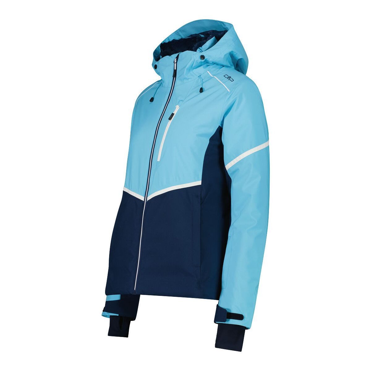CMP Skijacke Woman Ski Jacket FIX Hood Perfekte Skijacke für Damen mit hoher Atmungsaktivität, wasser- und