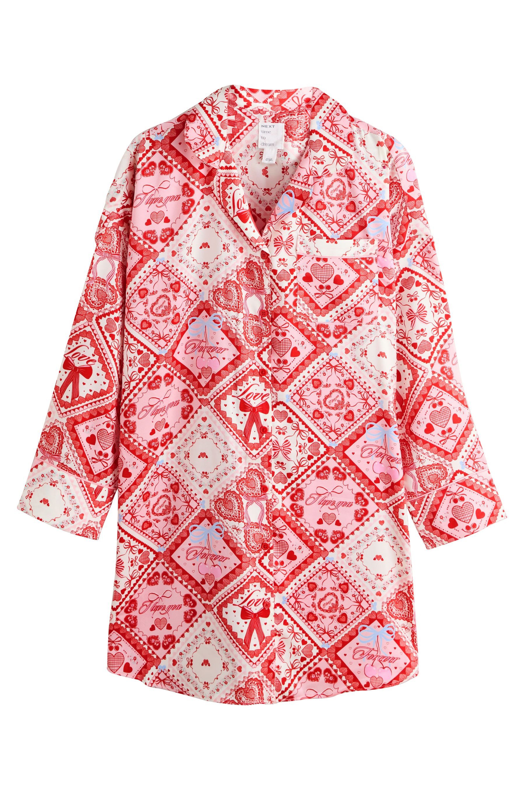 Next Nachthemd Nachthemd aus Satin (1-tlg)