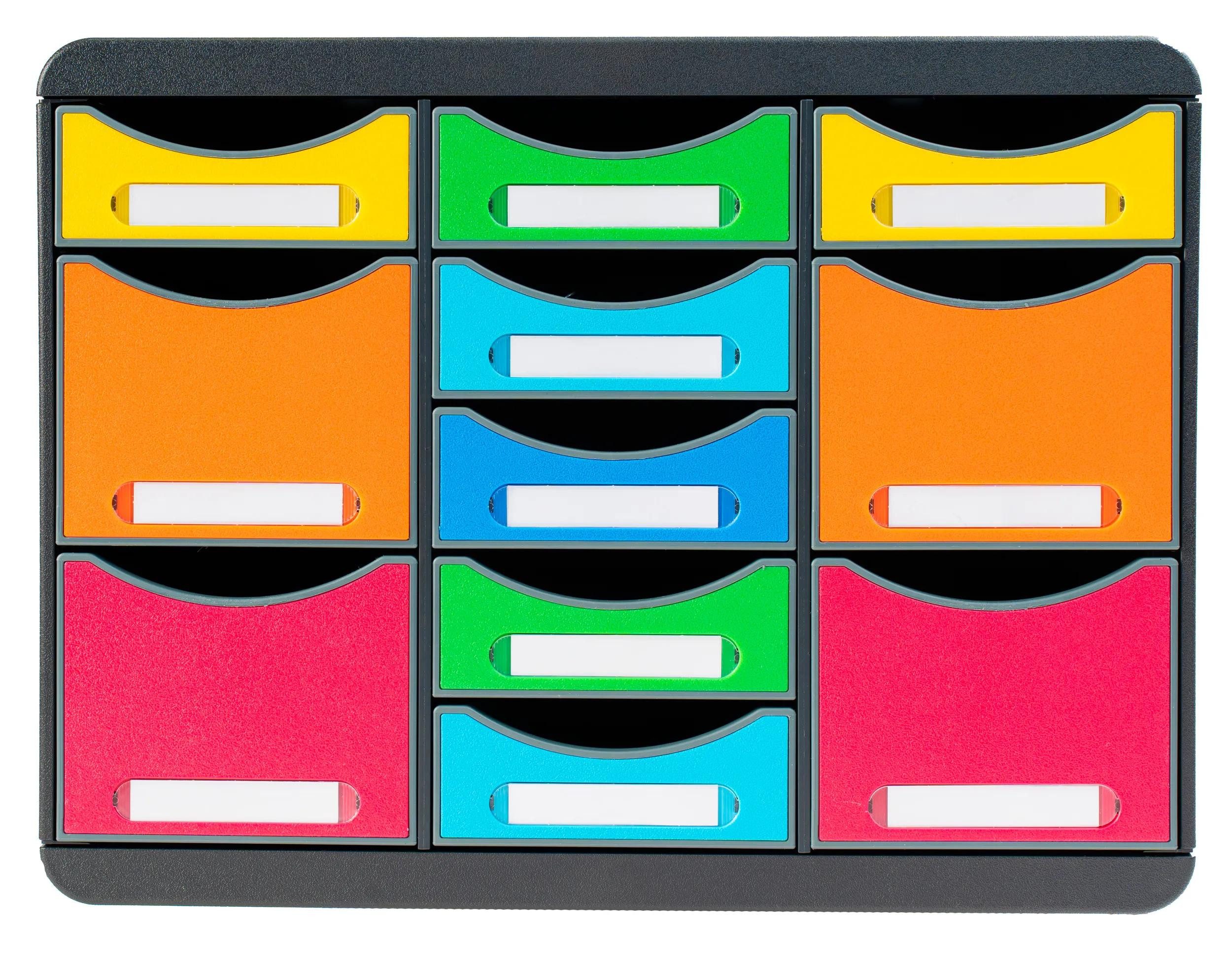 Schubladenbox Schubladenbox STORE BOX MULTI 11 offene Schubladen Regenbogen 313798D