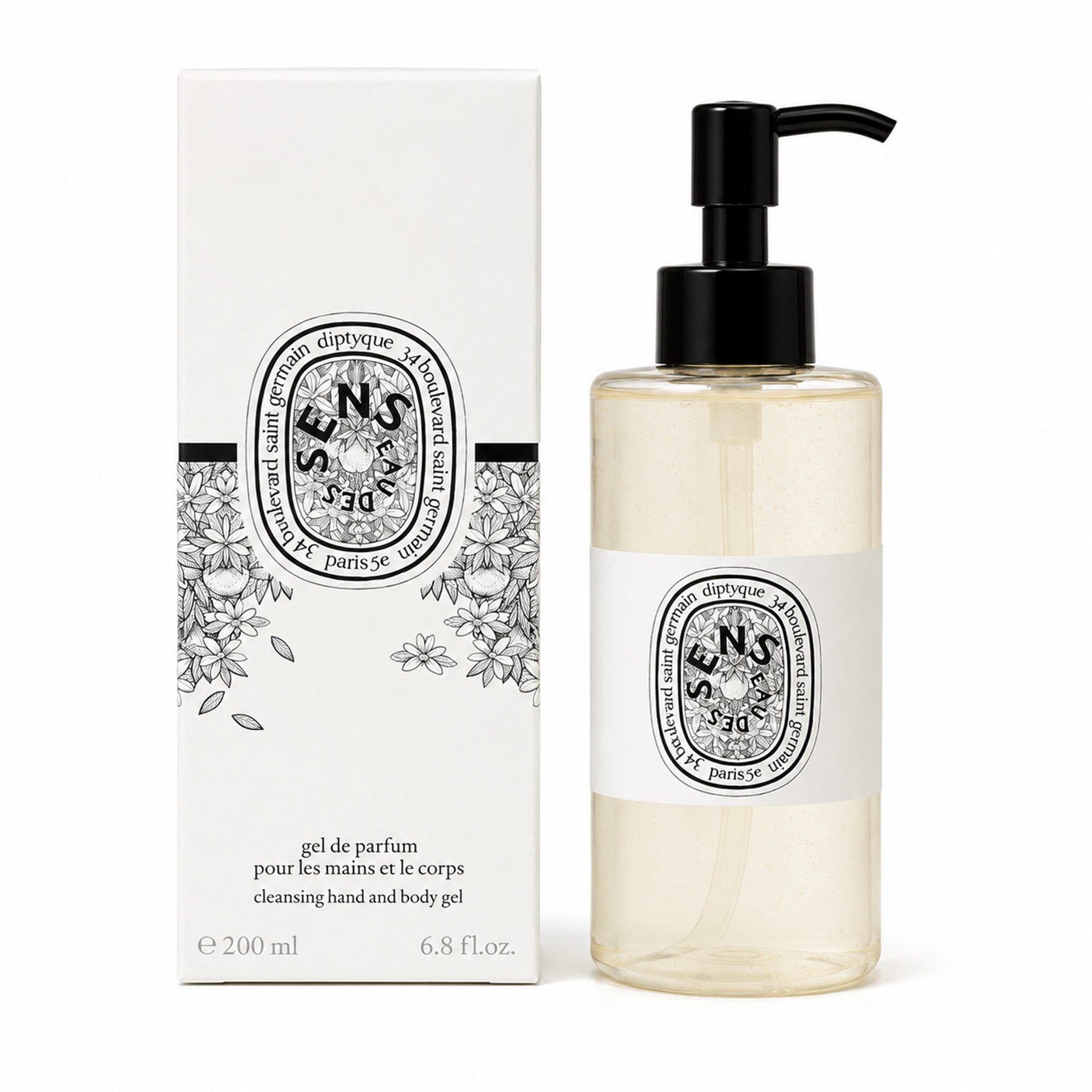 Diptyque Körperpflegemittel Diptyque Eau des Sens cleansing hand and Body gel 200ml