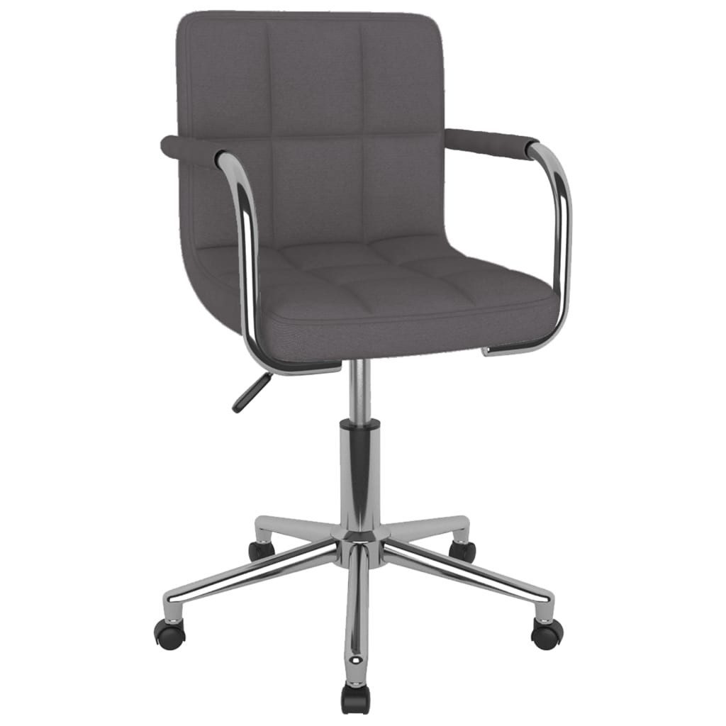 vidaXL Bürostuhl Bürostuhl Drehbar Taupe Stoff (1 St)