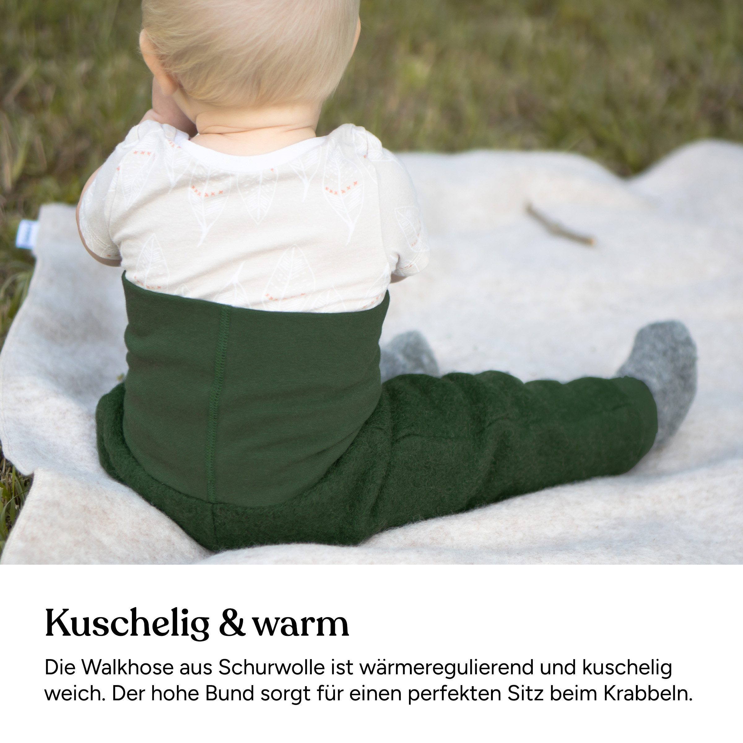 Ehrenkind Outdoorhose Walkhose aus Bio-Wolle & Bio-Baumwolle