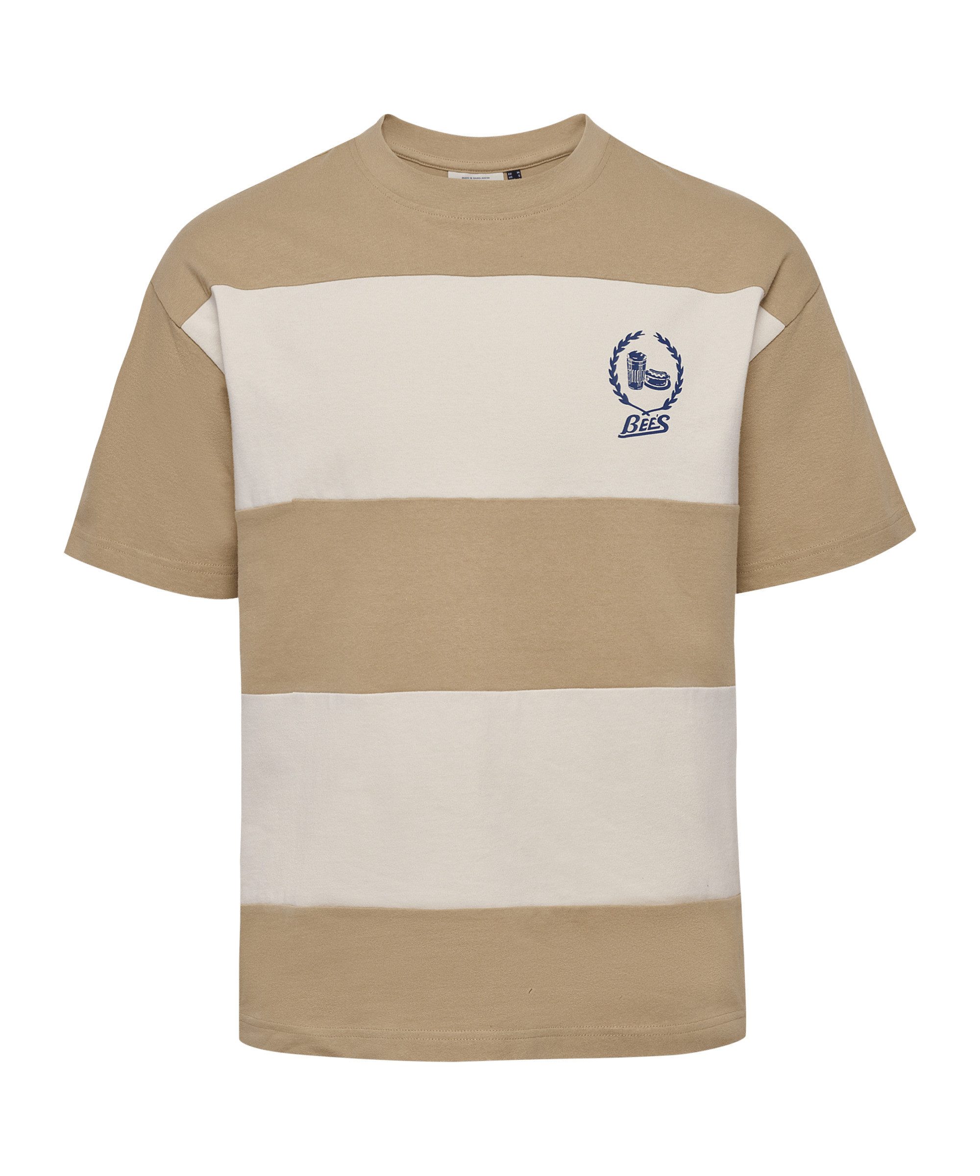 T-Shirt Hummel Loose Bees Stripe T-Shirt Weiß