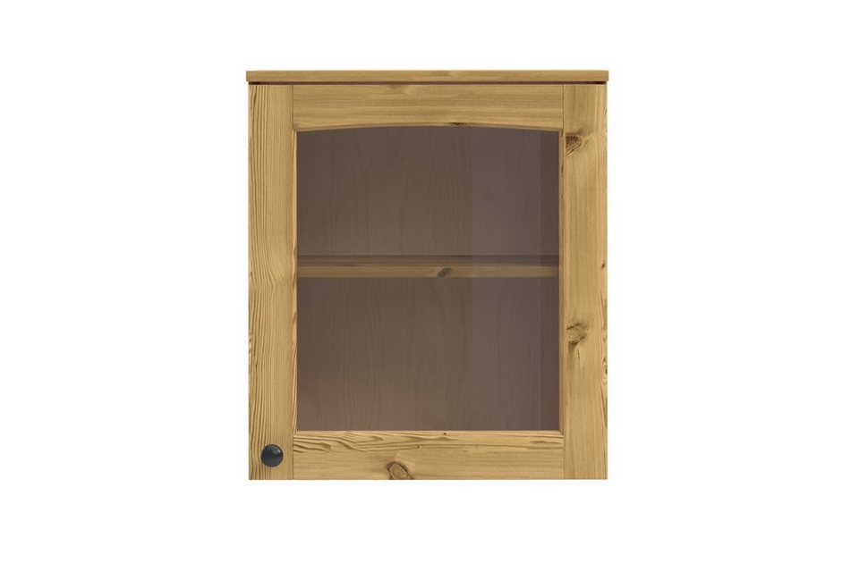 Home affaire Hängeschrank Osby (1-St) Kiefer massiv, Breite 50 cm, Tür mit  Glaseinsatz