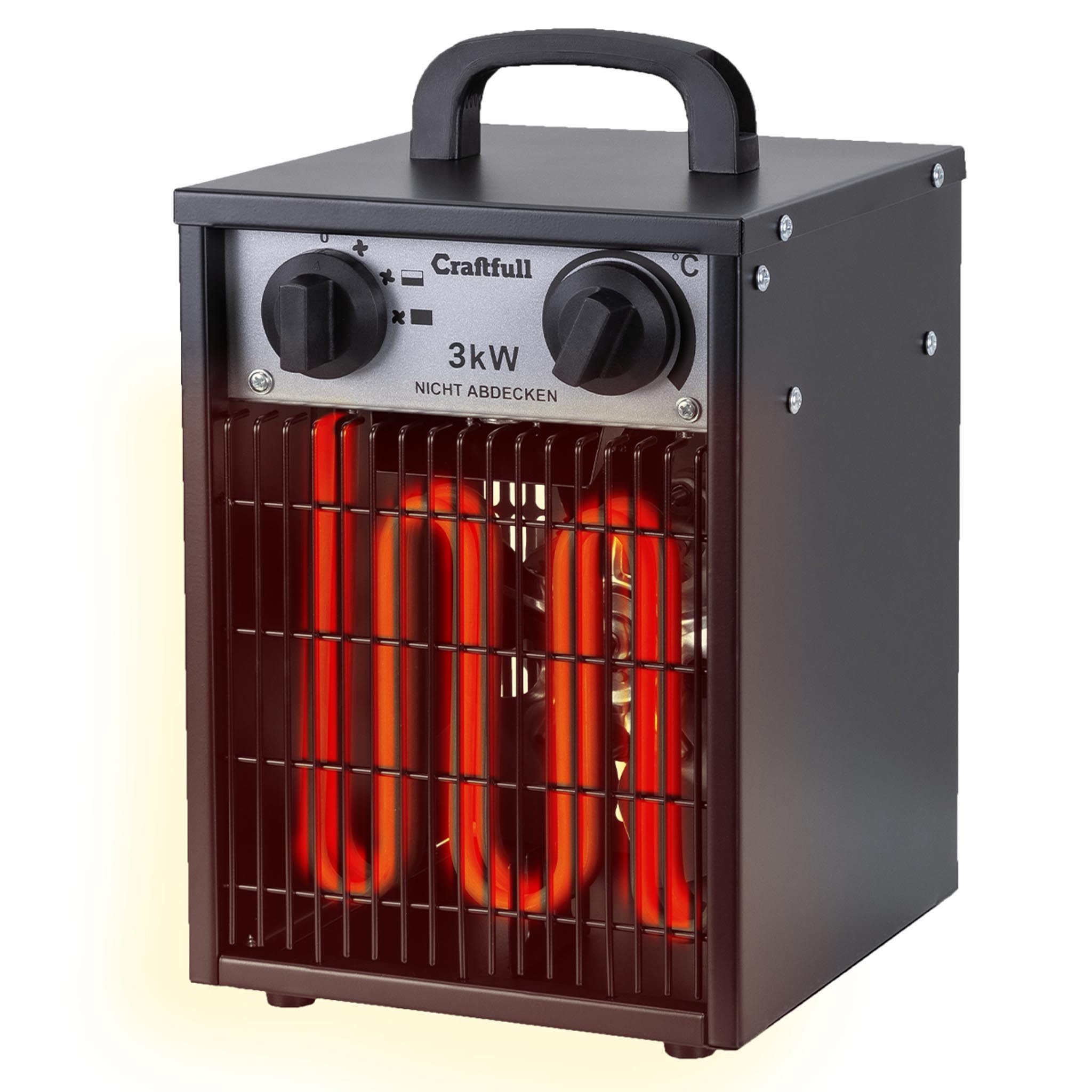 Craftfull Heizlüfter Elektro Heizgerät HL200 inkl. günstig online kaufen