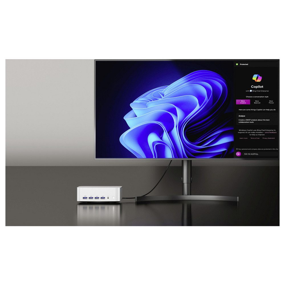 GEEKOM GEEKOM Mini PC A8 Max AMD Ryzen 9 8945HS 5.2 GHz 32 GB RAM 1 TB SS Mini-PC